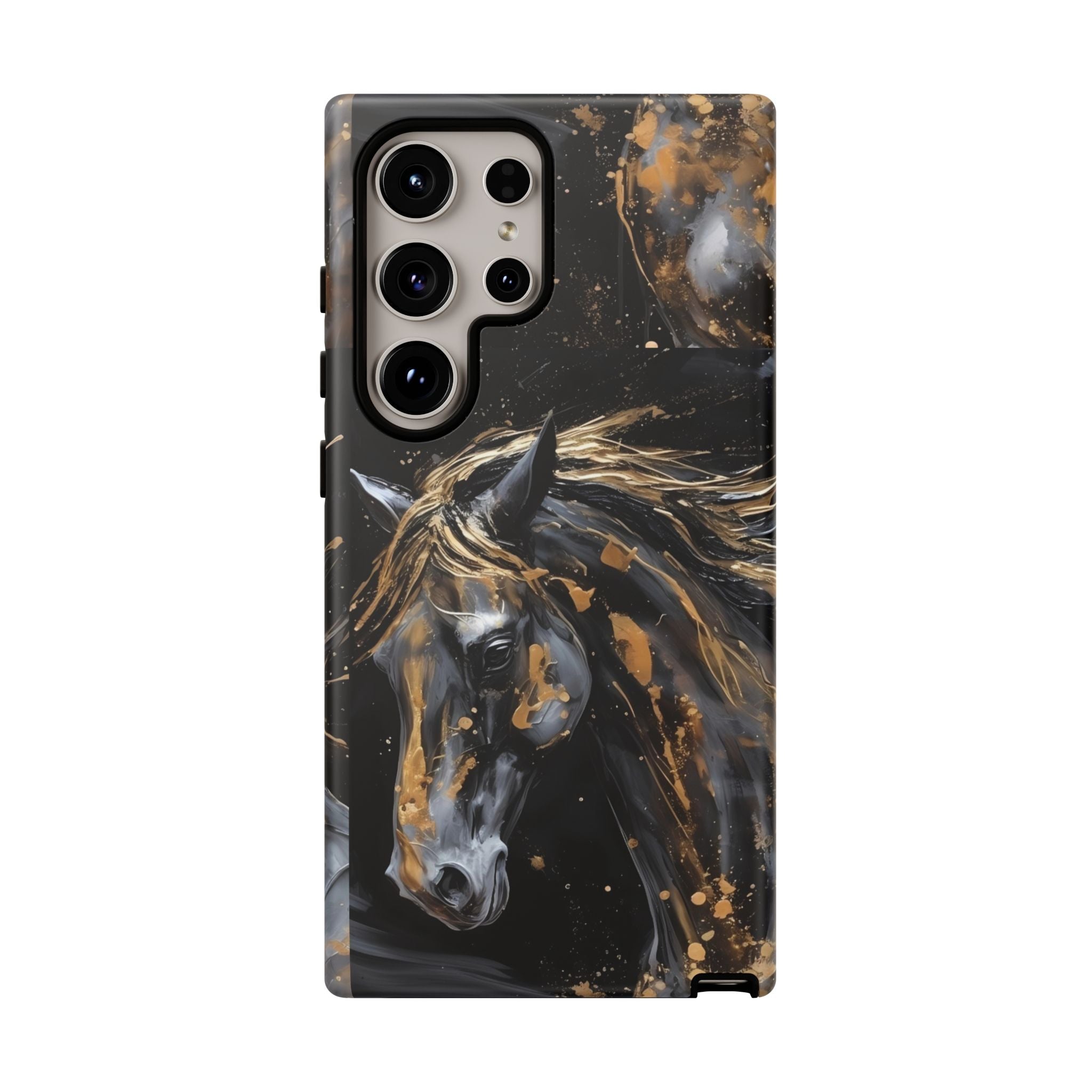 Golden Paint Horse Phone Case | Tough Case Printify