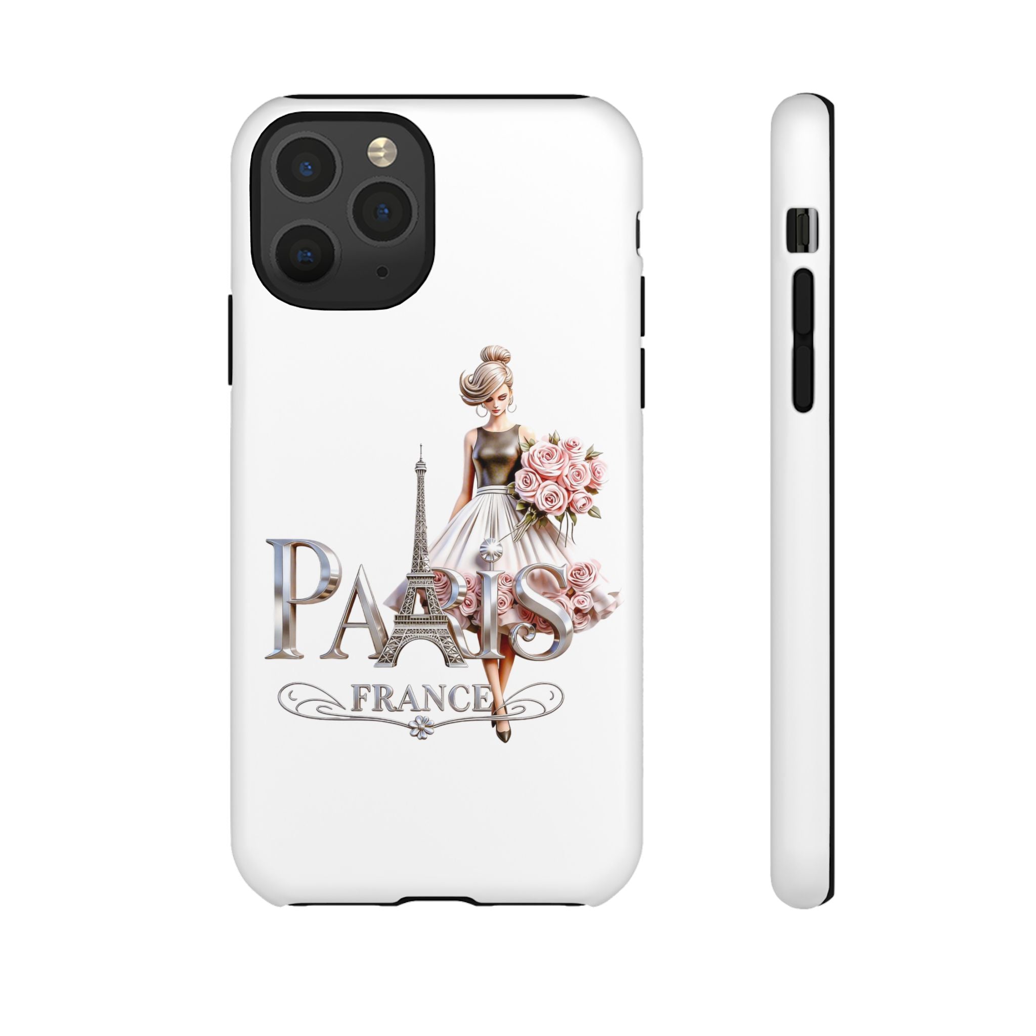 Phone Case | Eiffel Tower Floral Fashion Design Printify