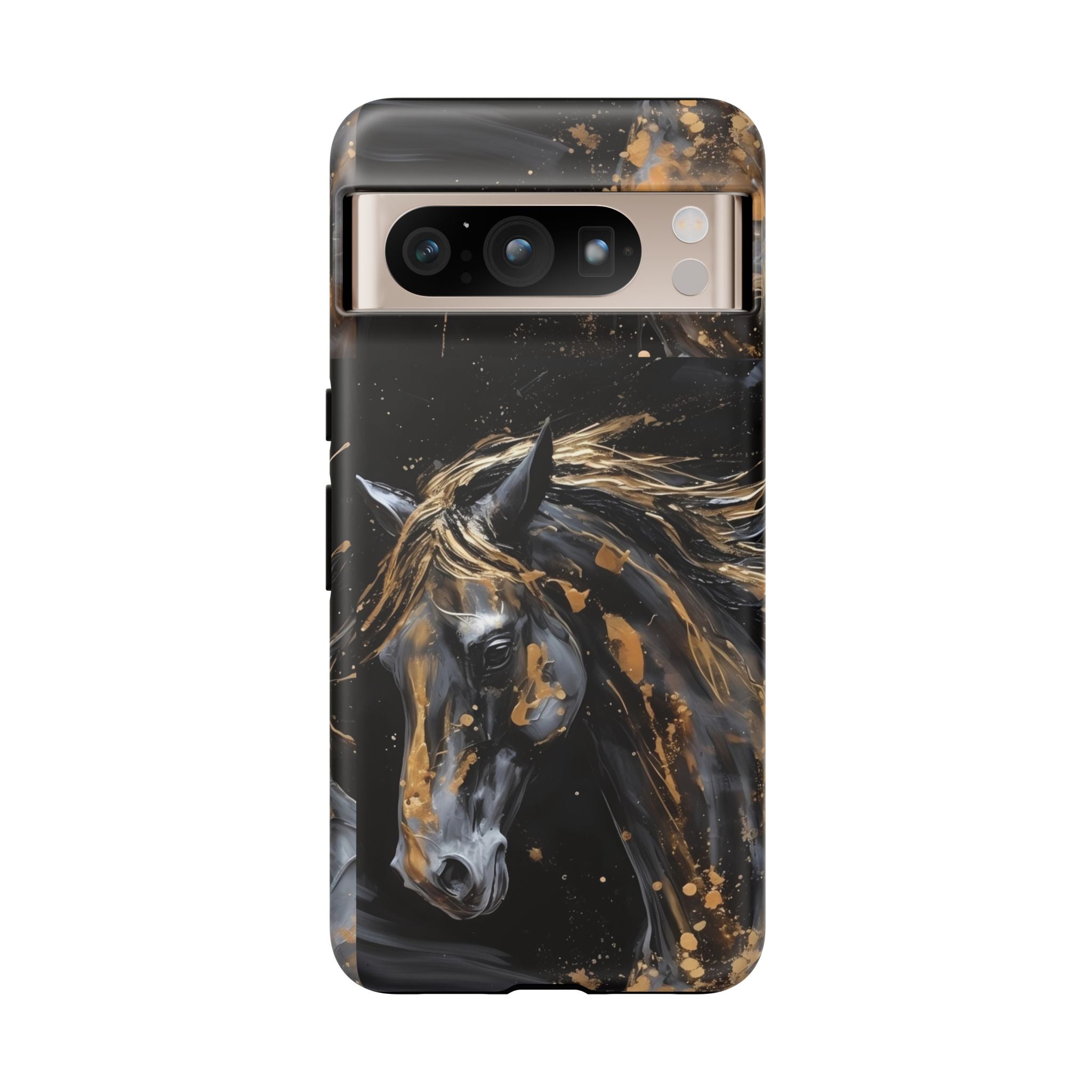 Golden Paint Horse Phone Case | Tough Case Printify