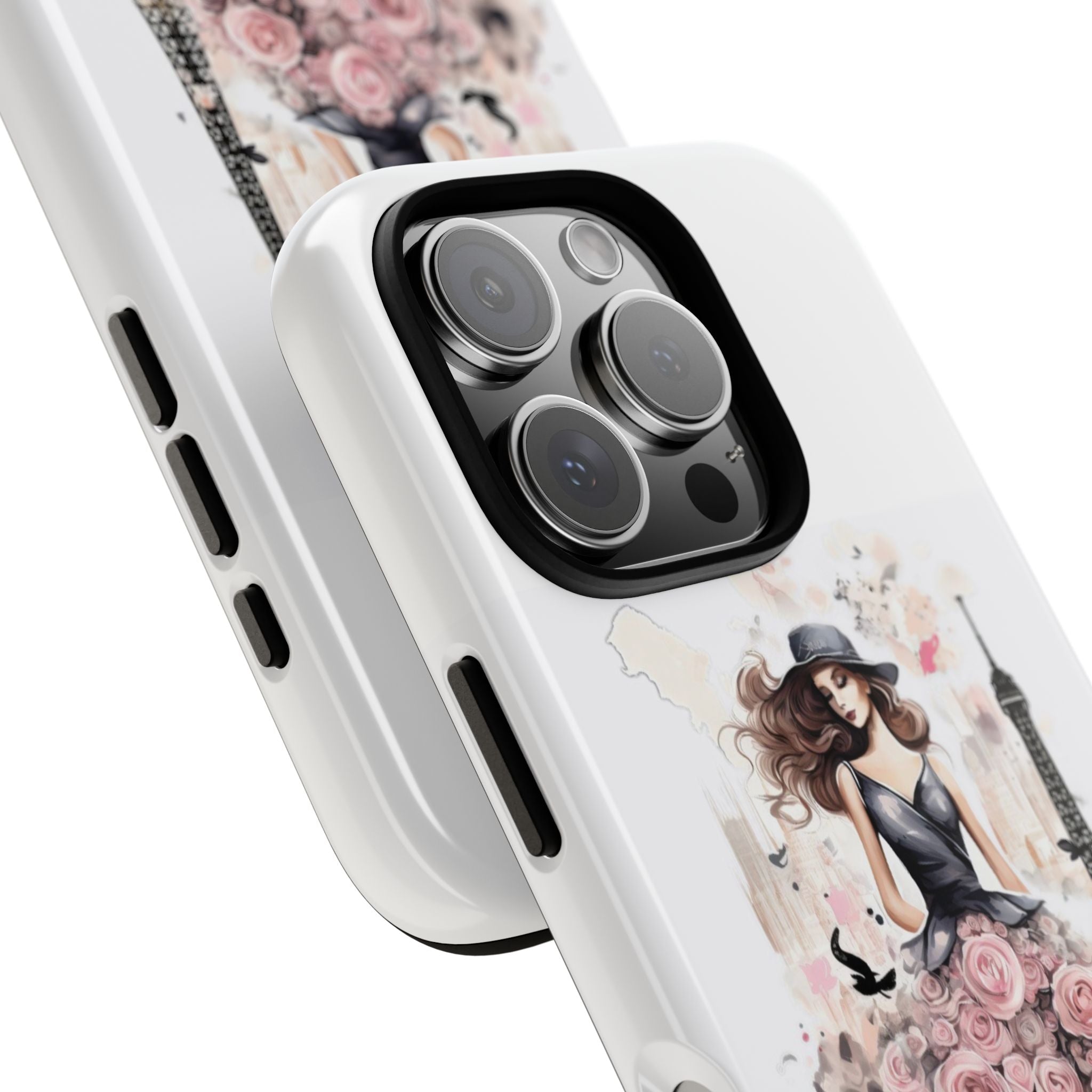 Parisian Rose Dress phone case | iPhone & Samsung slim protective case Printify