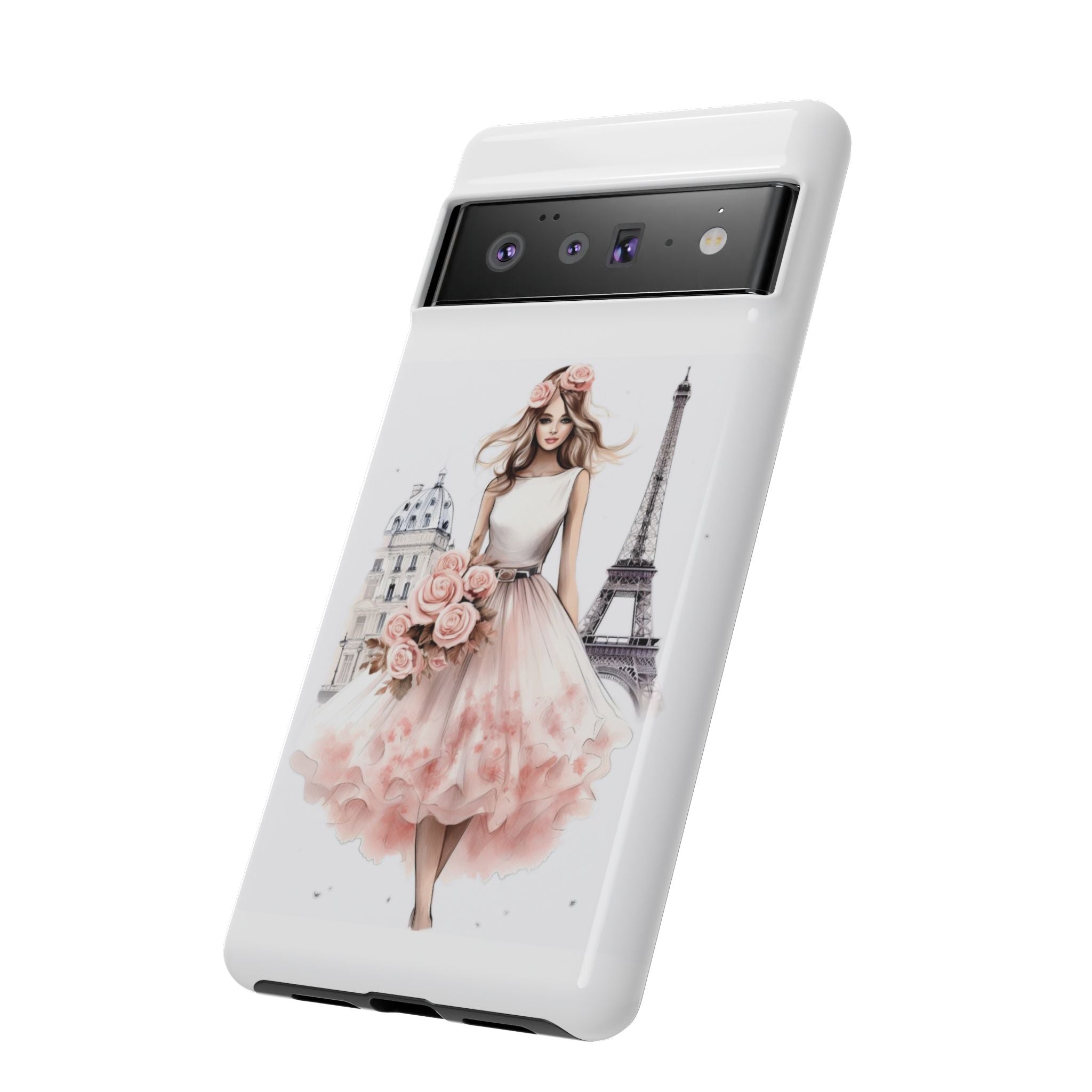 Parisian Ballerina Bouquet phone case | Tough Cases Printify