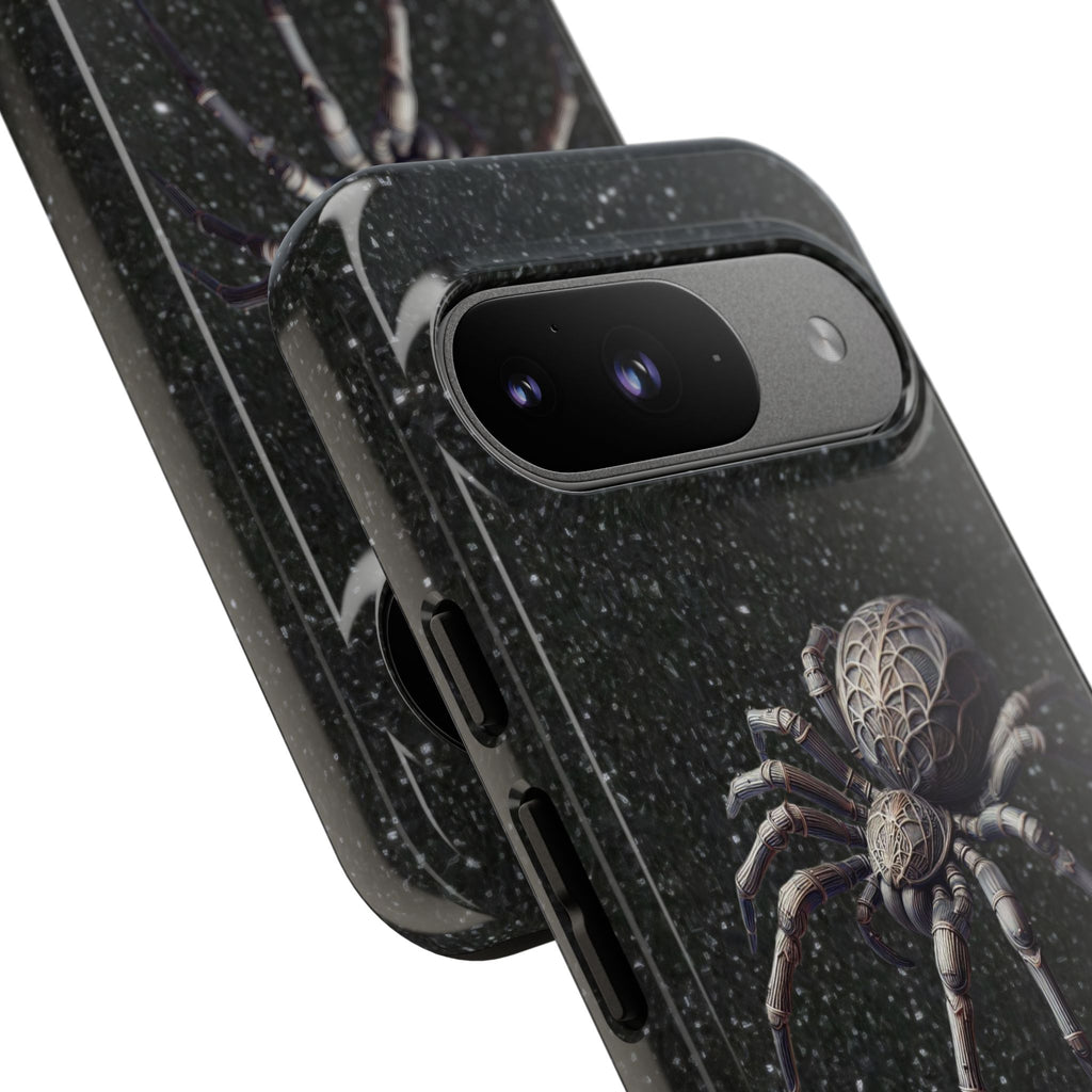 Spider Night Tough Phone Case — Dark Space Tarantula iPhone Cover Printify