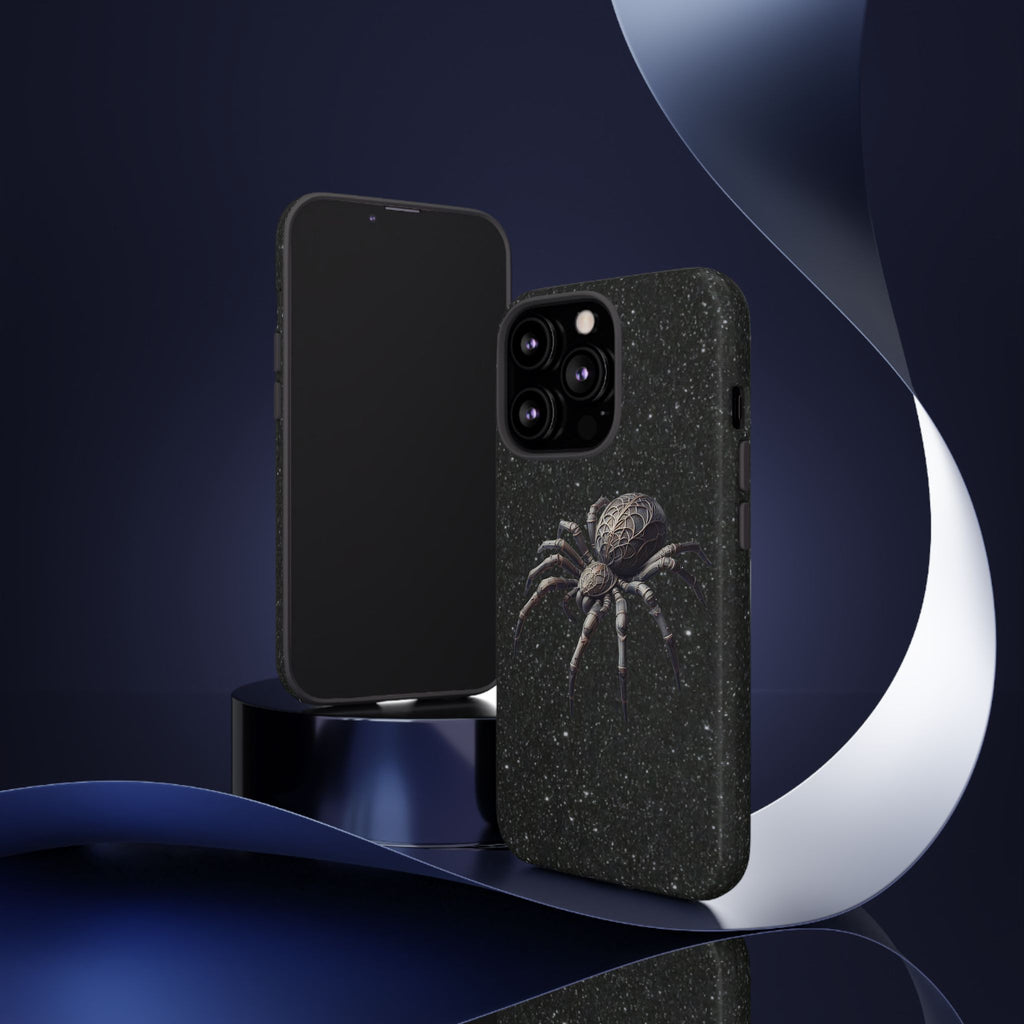 Spider Night Tough Phone Case — Dark Space Tarantula iPhone Cover Printify