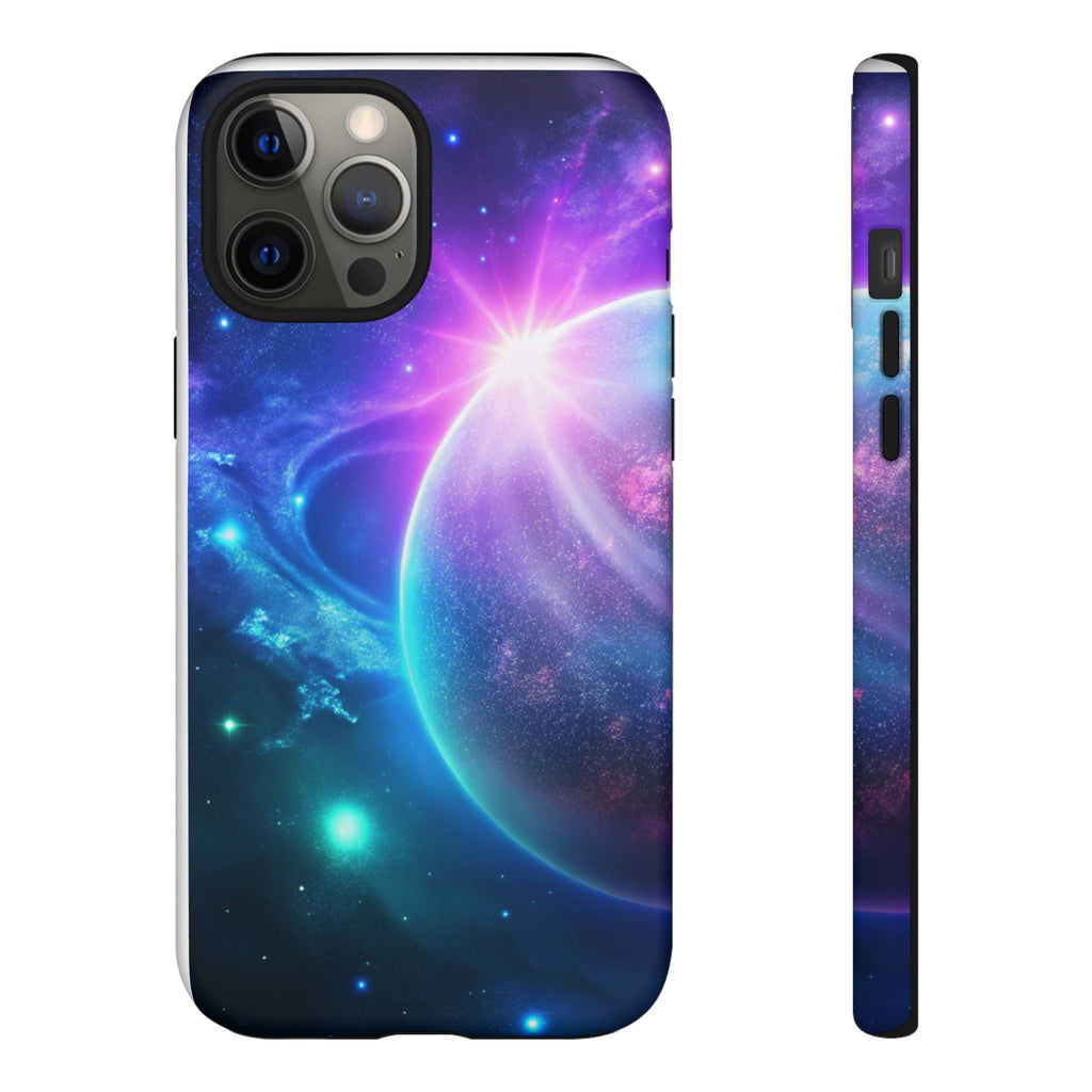Galaxy Nebula Space Phone Case | Planet Sparkle Tough Case Printify