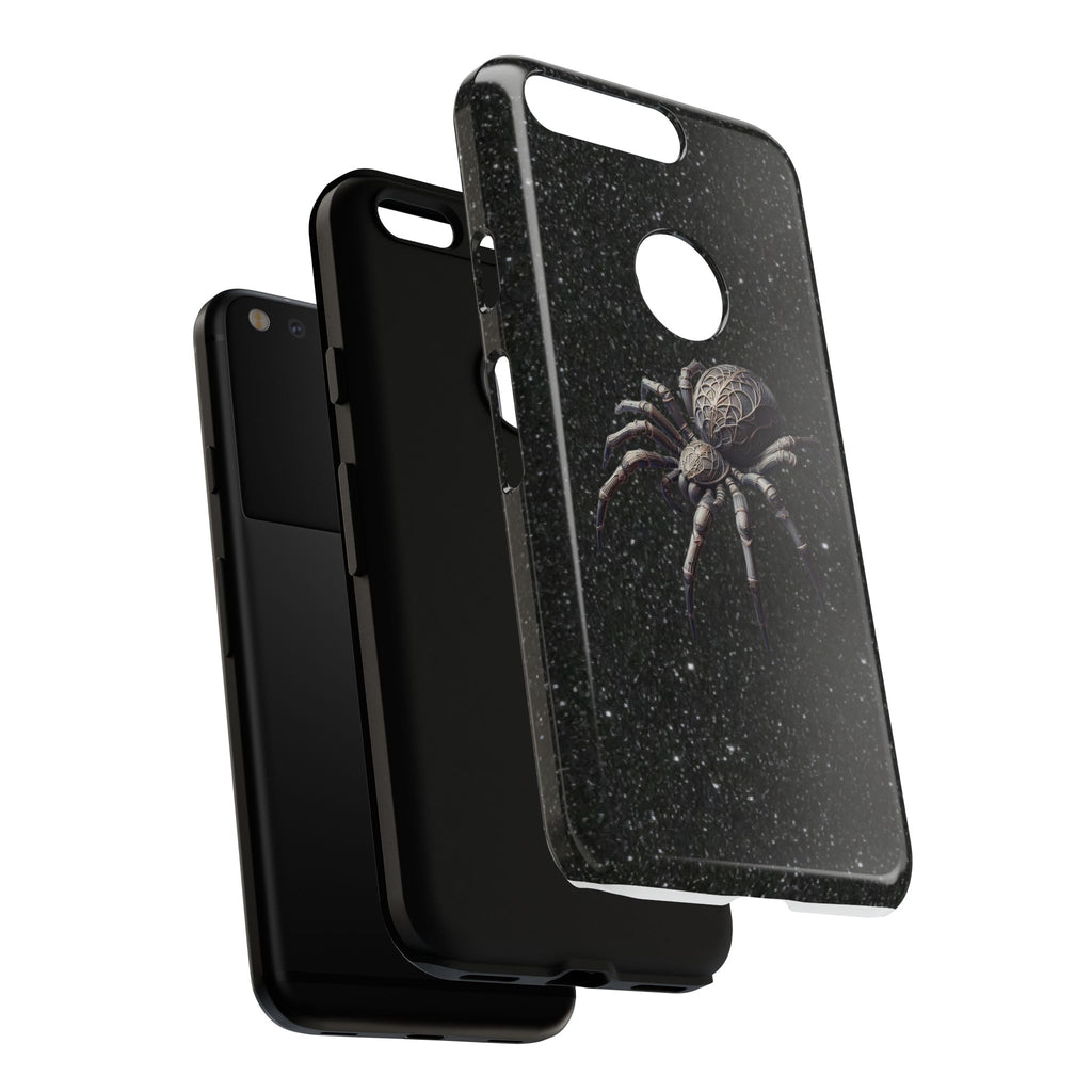 Spider Night Tough Phone Case — Dark Space Tarantula iPhone Cover Printify