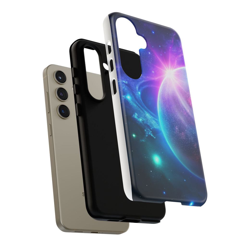 Galaxy Nebula Space Phone Case | Planet Sparkle Tough Case Printify