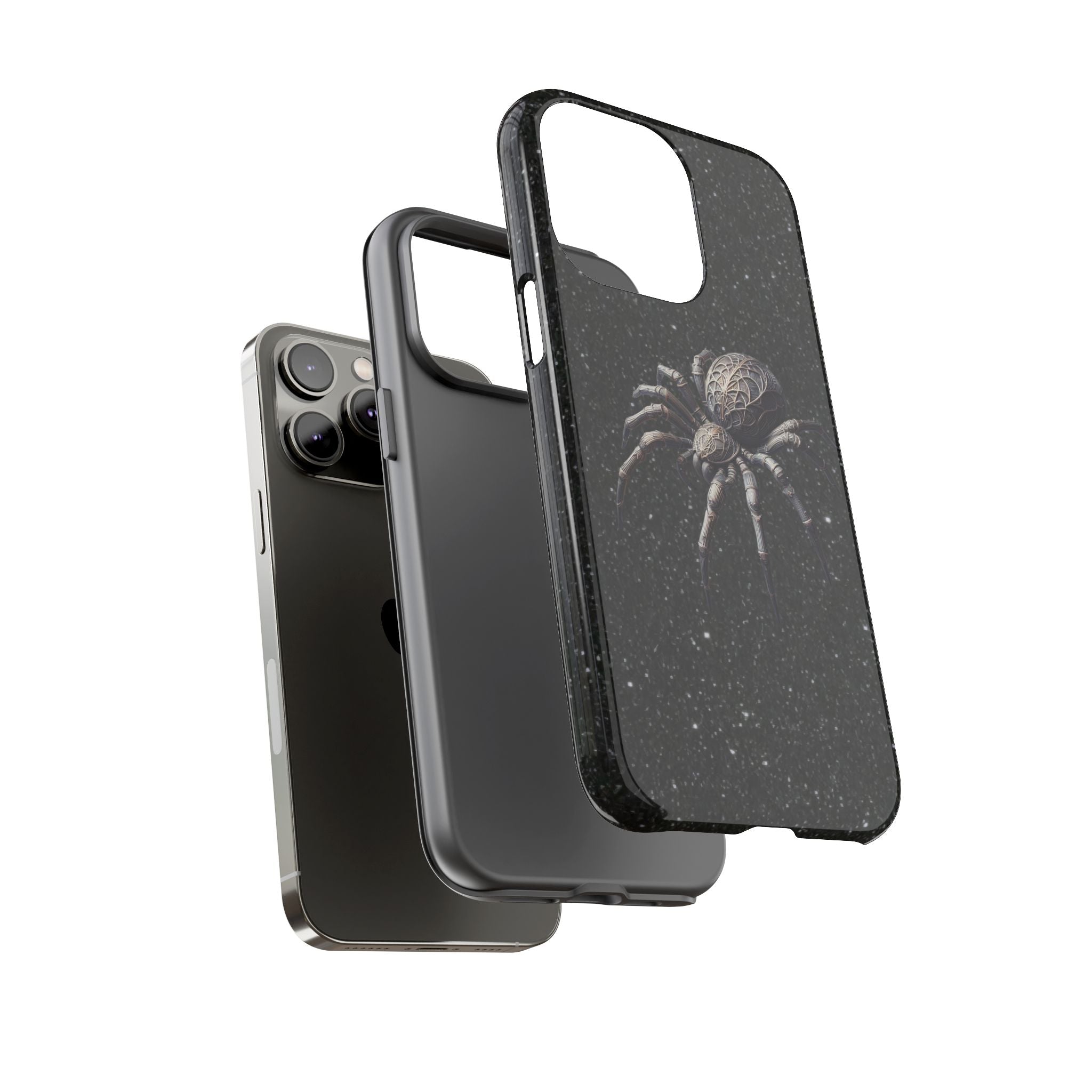 Spider Night Tough Phone Case — Dark Space Tarantula iPhone Cover Printify