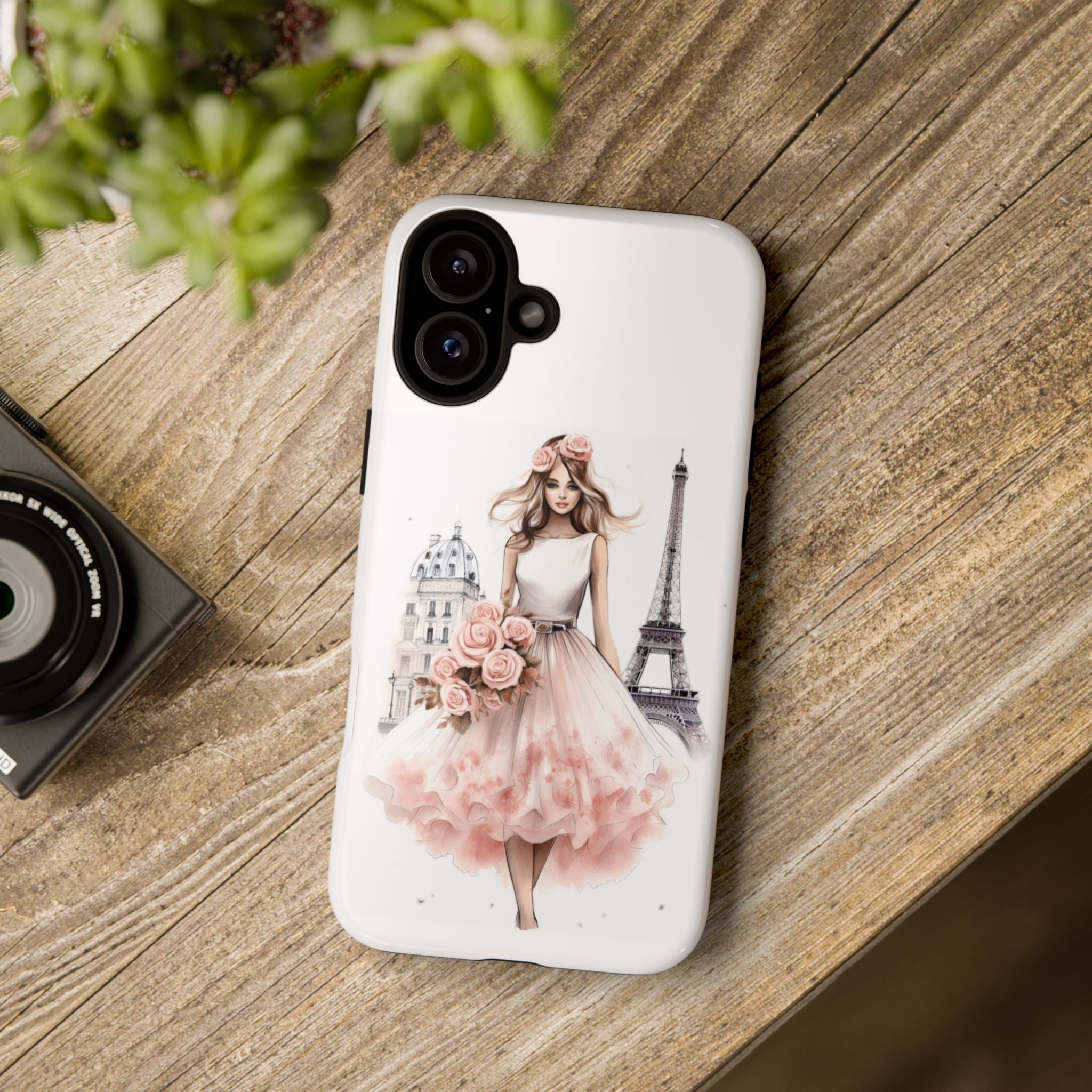 Parisian Ballerina Bouquet phone case | Tough Cases Printify