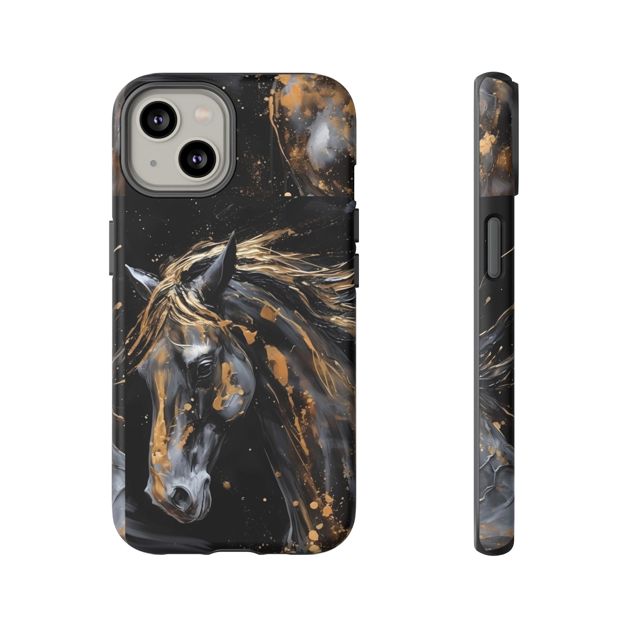 Golden Paint Horse Phone Case | Tough Case Printify