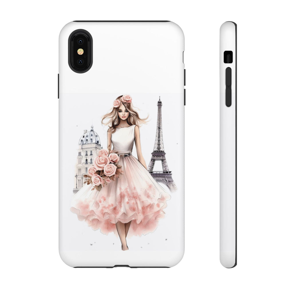 Parisian Ballerina Bouquet phone case | Tough Cases Printify