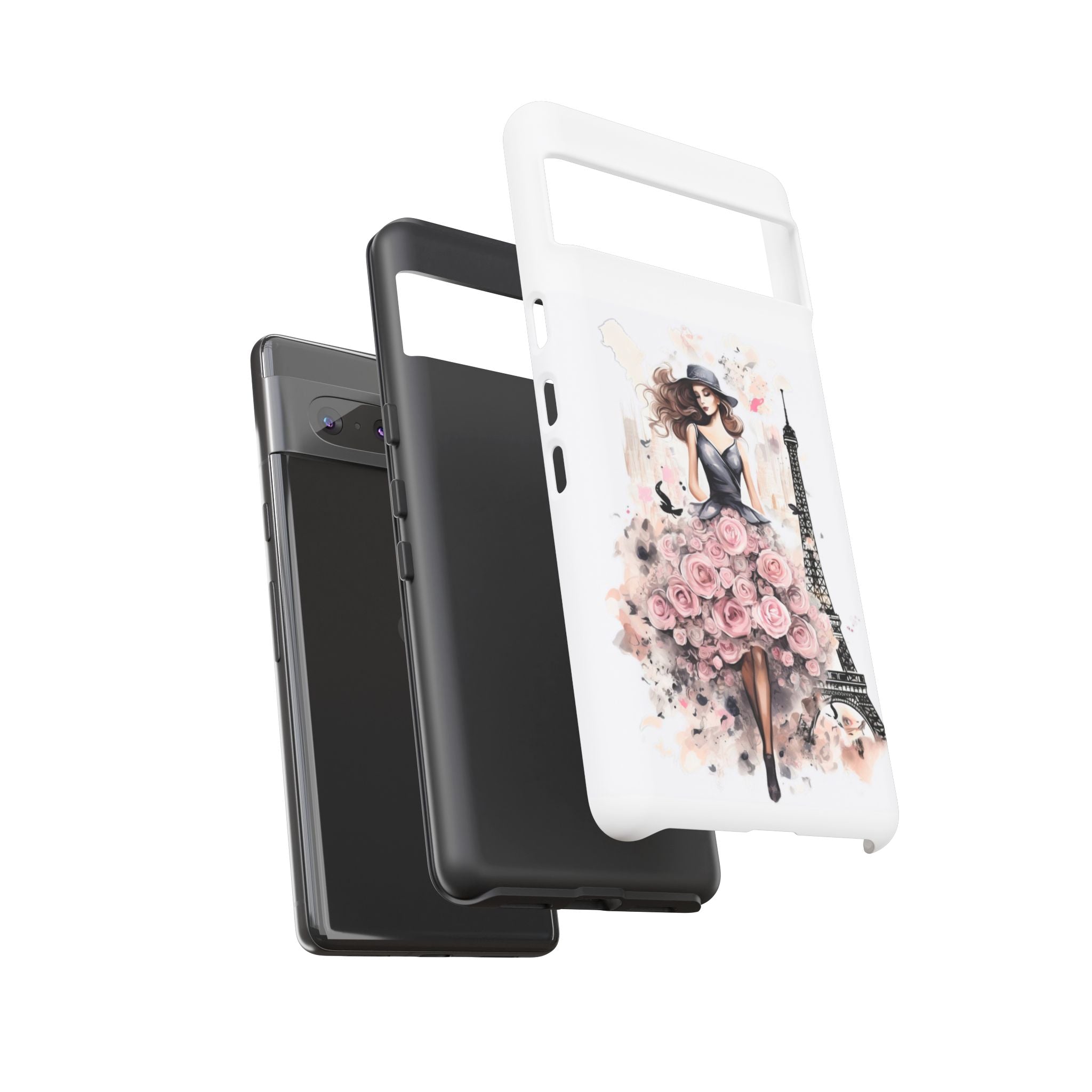 Parisian Rose Dress phone case | iPhone & Samsung slim protective case Printify