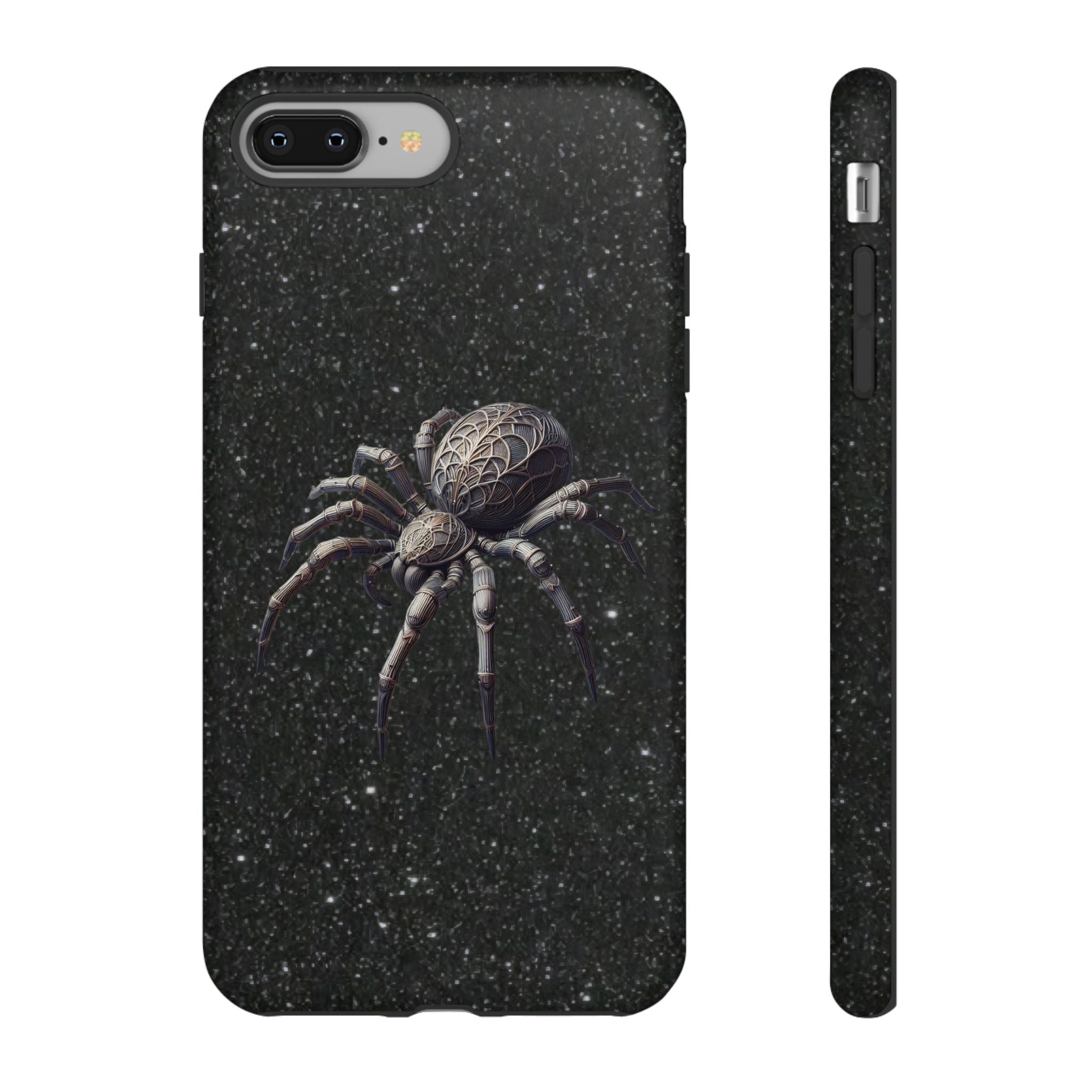 Spider Night Tough Phone Case — Dark Space Tarantula iPhone Cover Printify