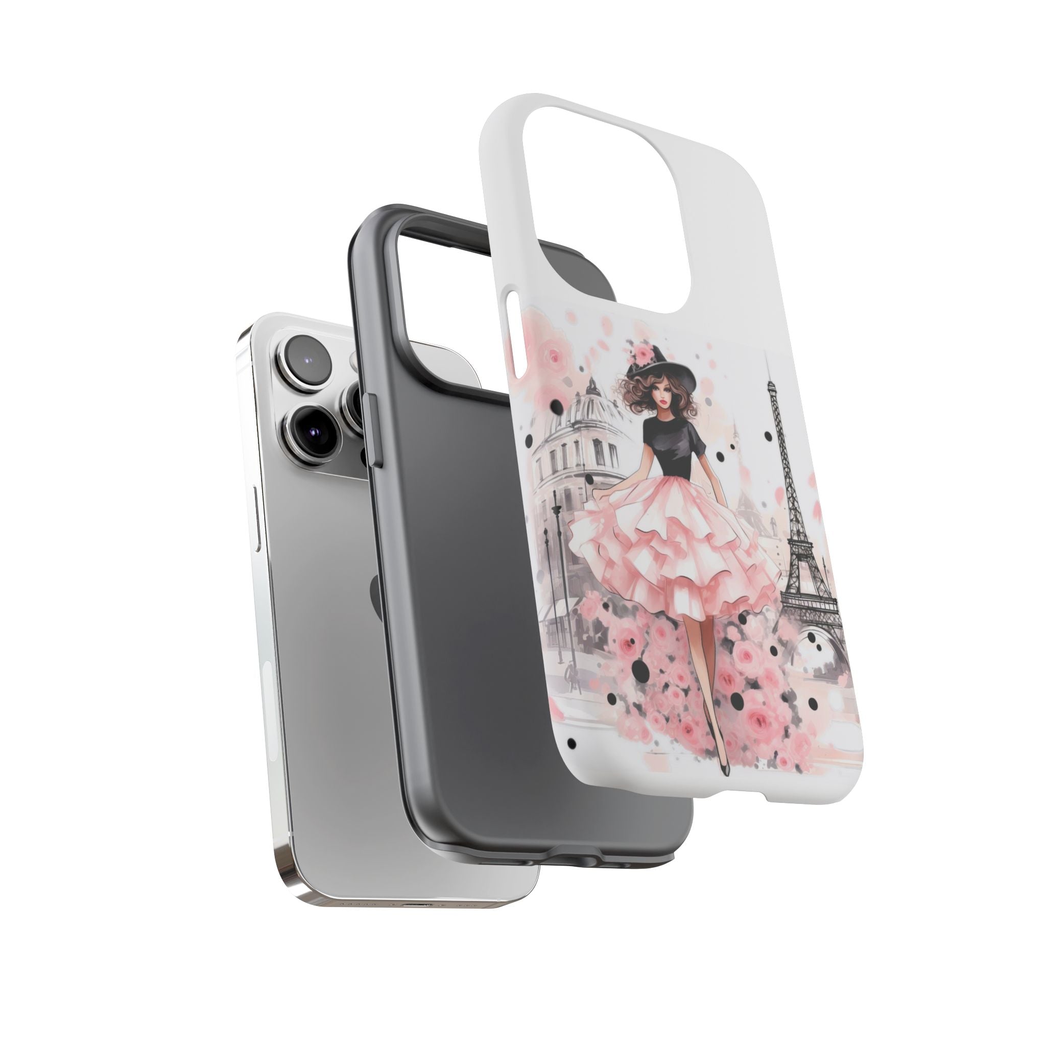 Paris Fashion Illustration Phone Case | Tough Case Printify