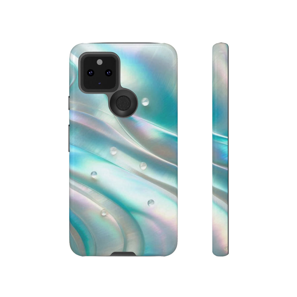 Iridescent Pearl Wave phone case | Tough Cases Printify