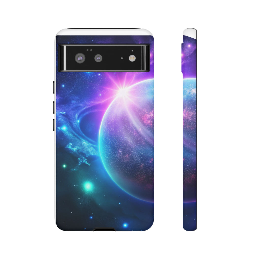 Galaxy Nebula Space Phone Case | Planet Sparkle Tough Case Printify