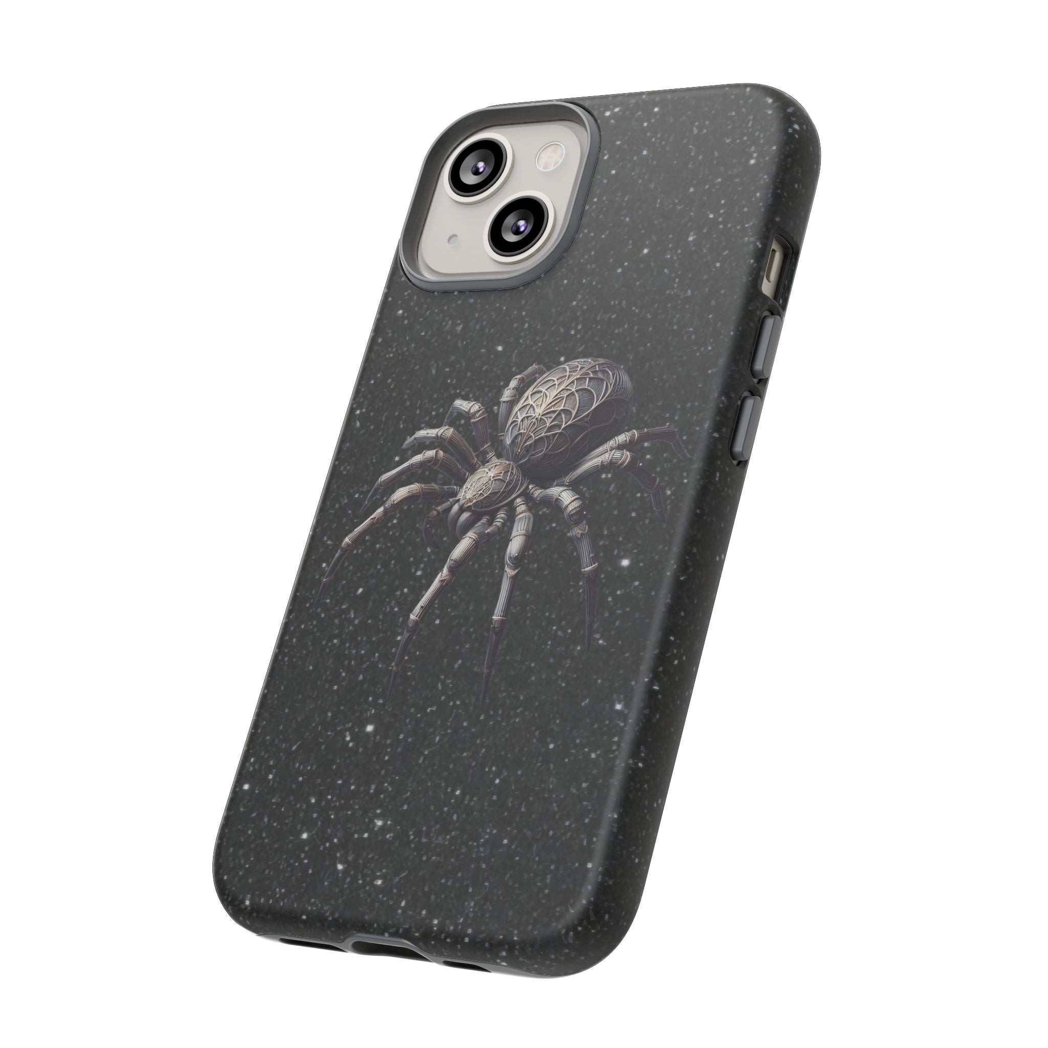 Spider Night Tough Phone Case — Dark Space Tarantula iPhone Cover Printify