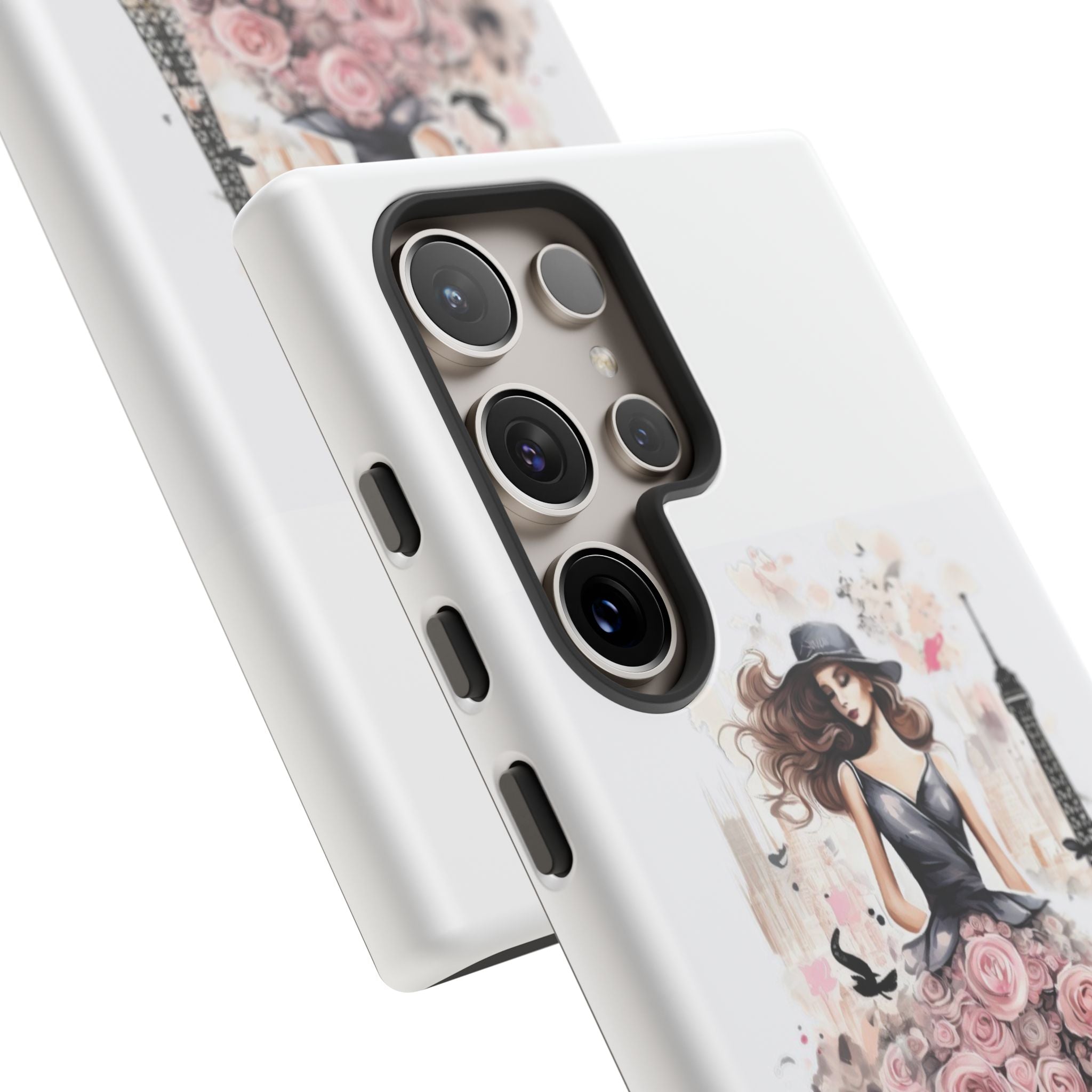 Parisian Rose Dress phone case | iPhone & Samsung slim protective case Printify