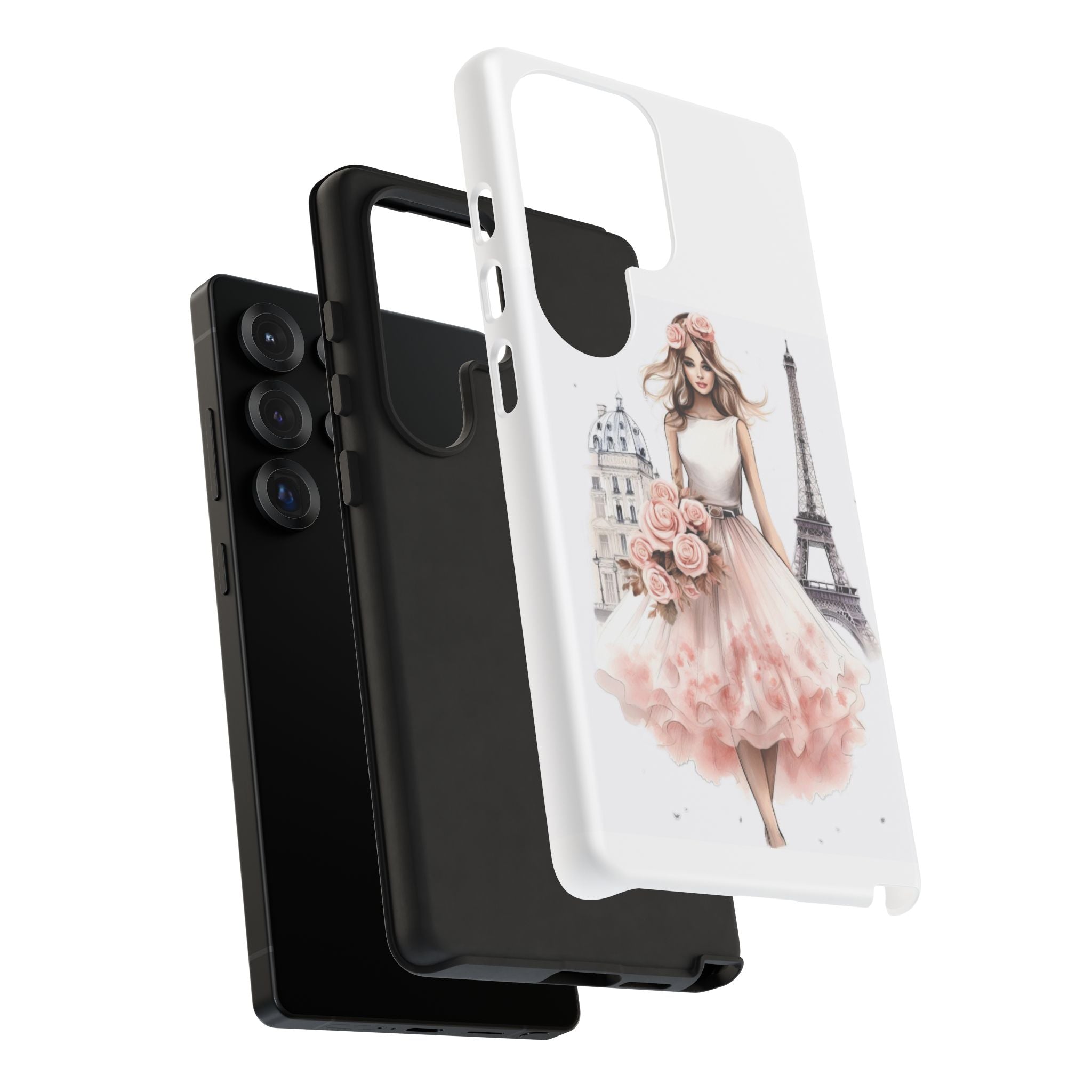 Parisian Ballerina Bouquet phone case | Tough Cases Printify