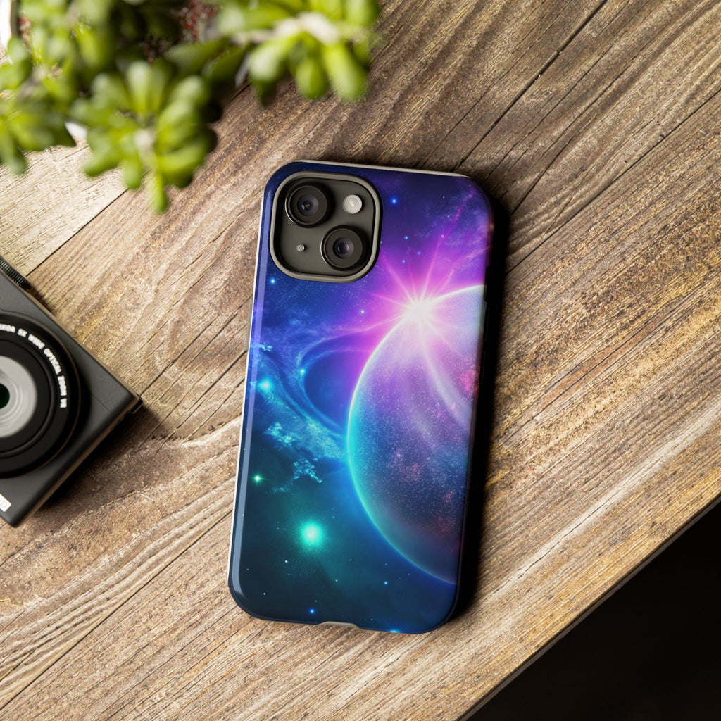 Galaxy Nebula Space Phone Case | Planet Sparkle Tough Case Printify