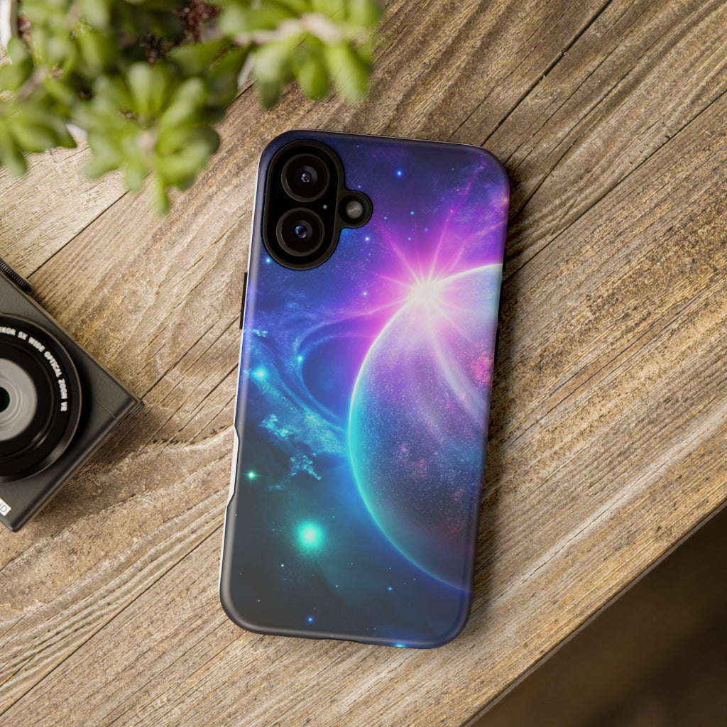 Galaxy Nebula Space Phone Case | Planet Sparkle Tough Case Printify