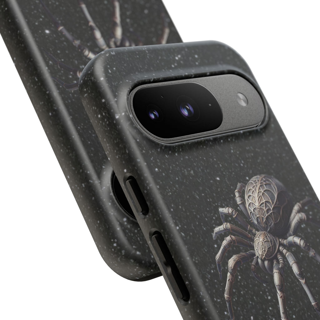 Spider Night Tough Phone Case — Dark Space Tarantula iPhone Cover Printify