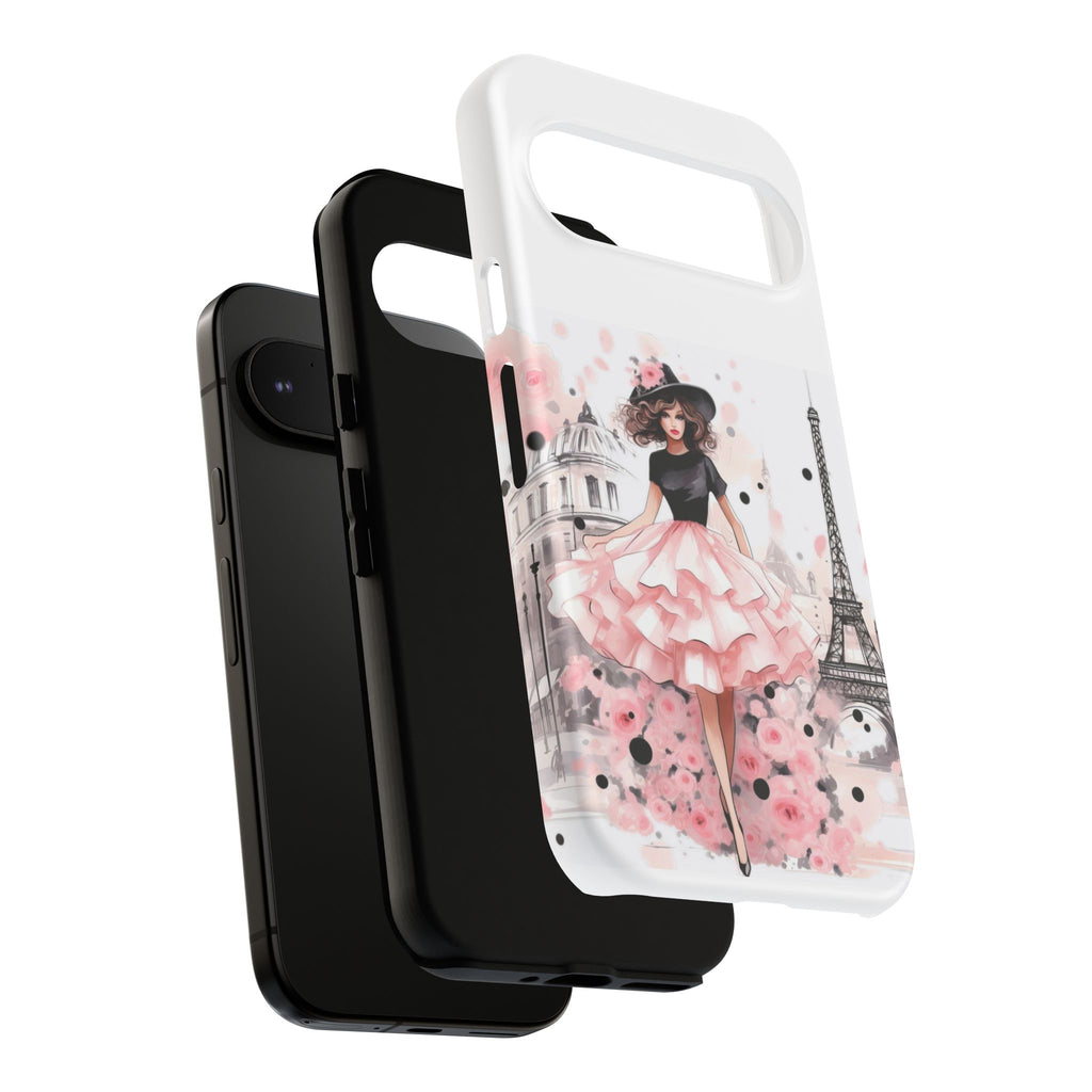 Paris Fashion Illustration Phone Case | Tough Case Printify