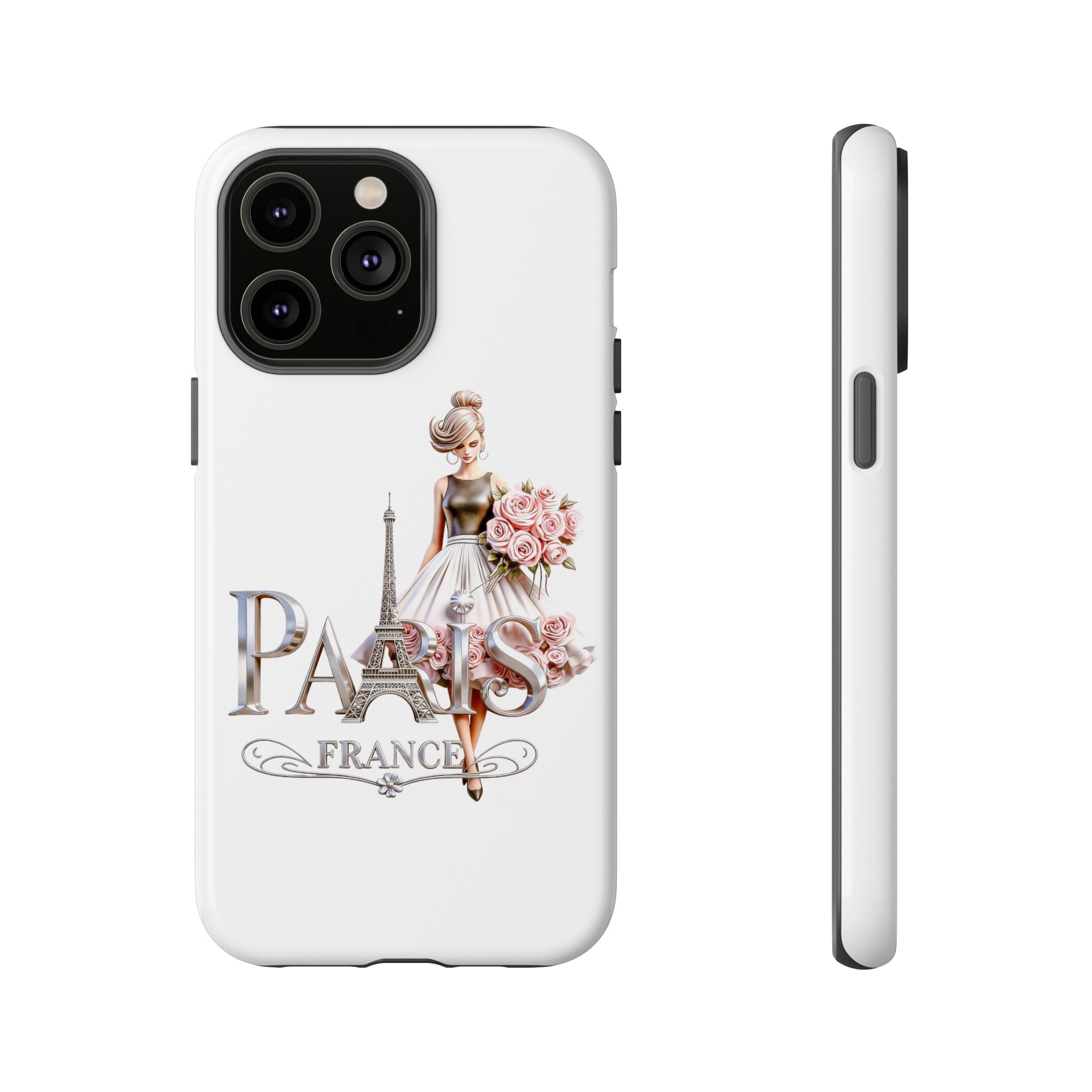Phone Case | Eiffel Tower Floral Fashion Design Printify