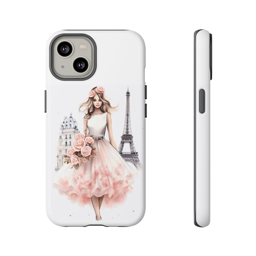 Parisian Ballerina Bouquet phone case | Tough Cases Printify