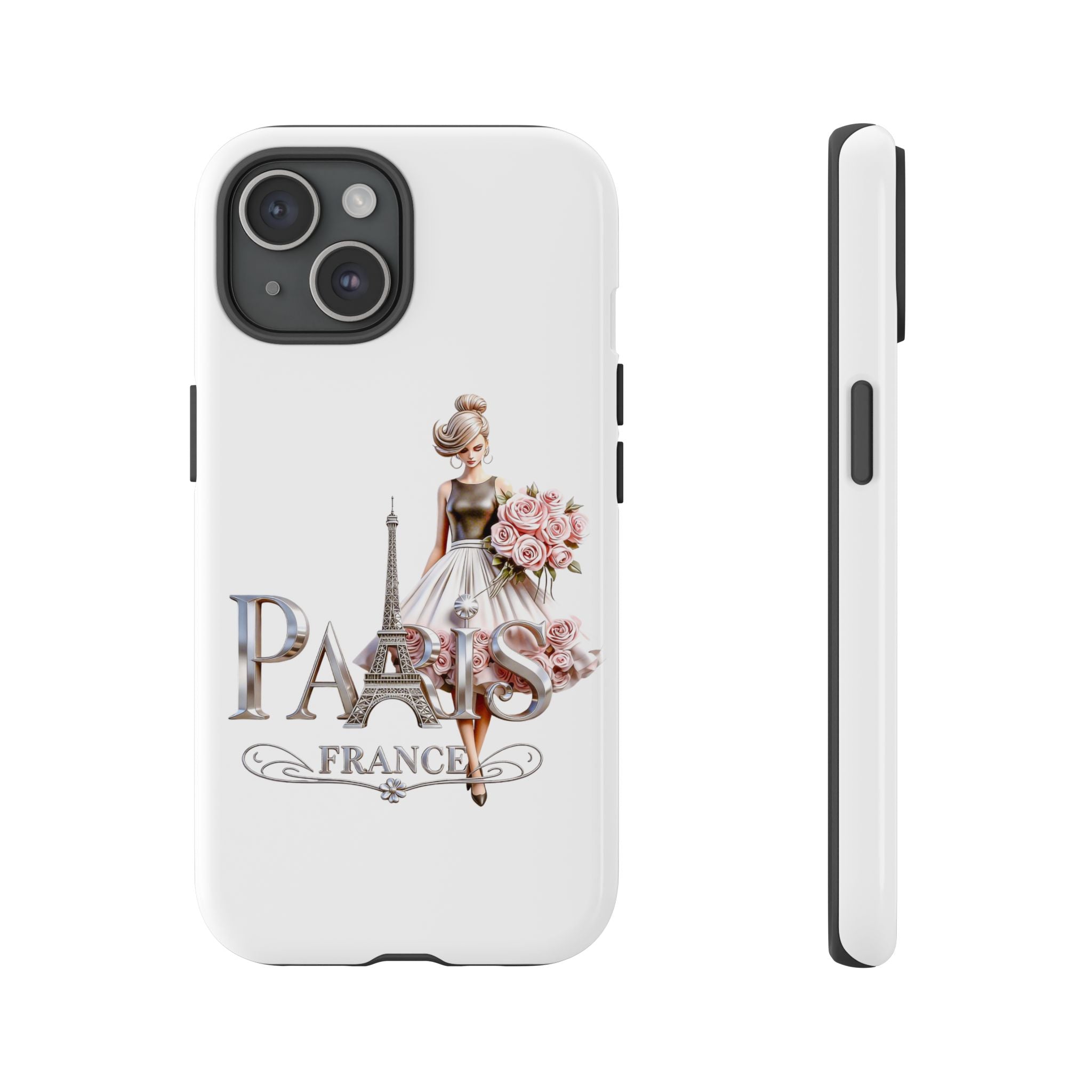 Phone Case | Eiffel Tower Floral Fashion Design Printify