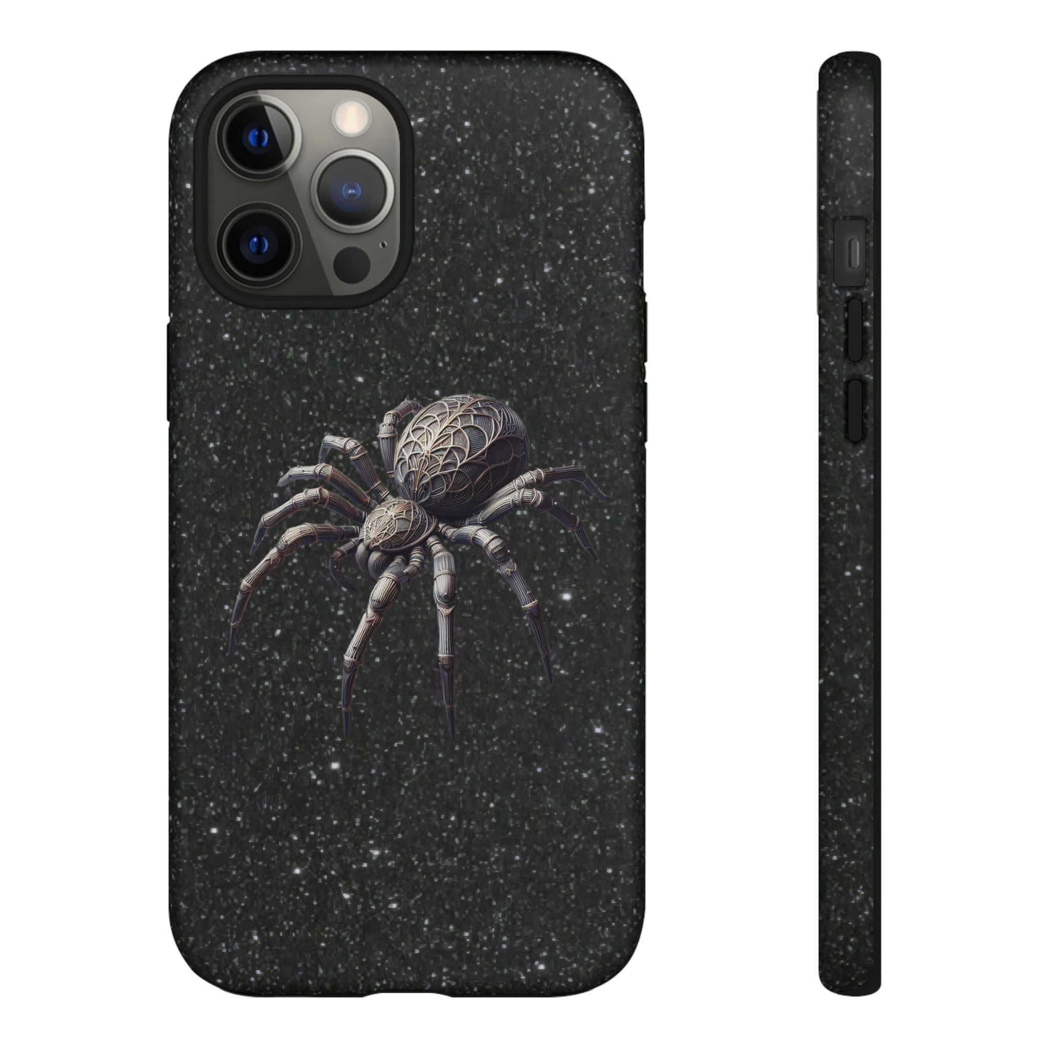 Spider Night Tough Phone Case — Dark Space Tarantula iPhone Cover Printify