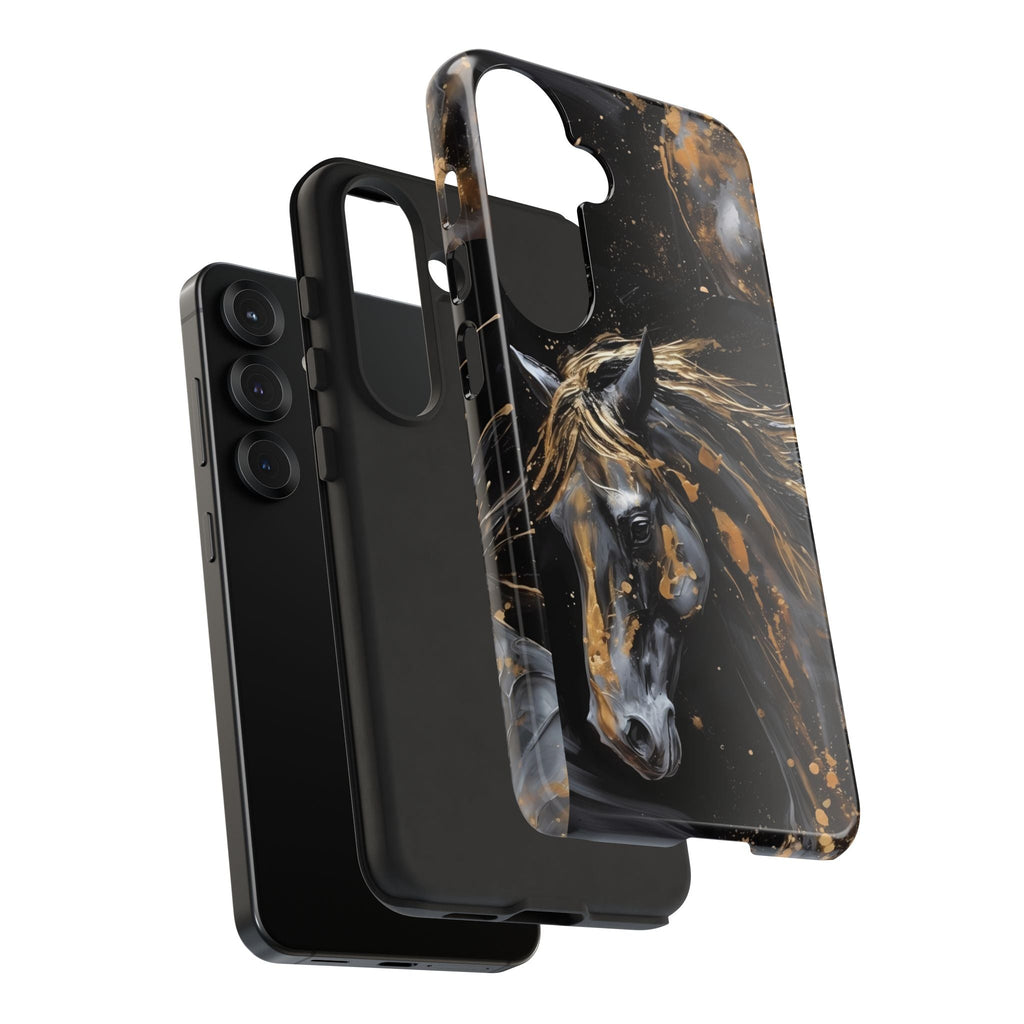 Golden Paint Horse Phone Case | Tough Case Printify