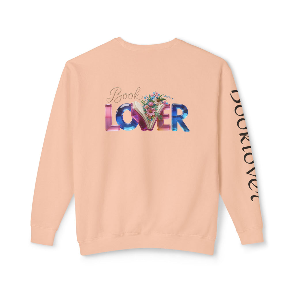 Book Lover Sweatshirt —  Typography Bookworm Pullover Printify