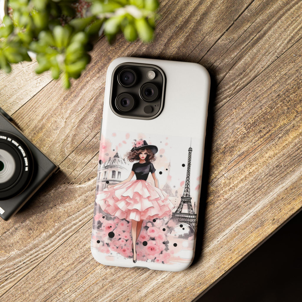 Paris Fashion Illustration Phone Case | Tough Case Printify