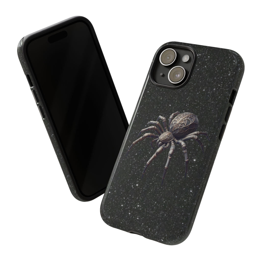 Spider Night Tough Phone Case — Dark Space Tarantula iPhone Cover Printify