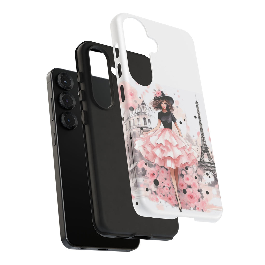 Paris Fashion Illustration Phone Case | Tough Case Printify