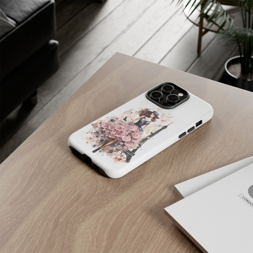 Parisian Rose Dress phone case | iPhone & Samsung slim protective case Printify