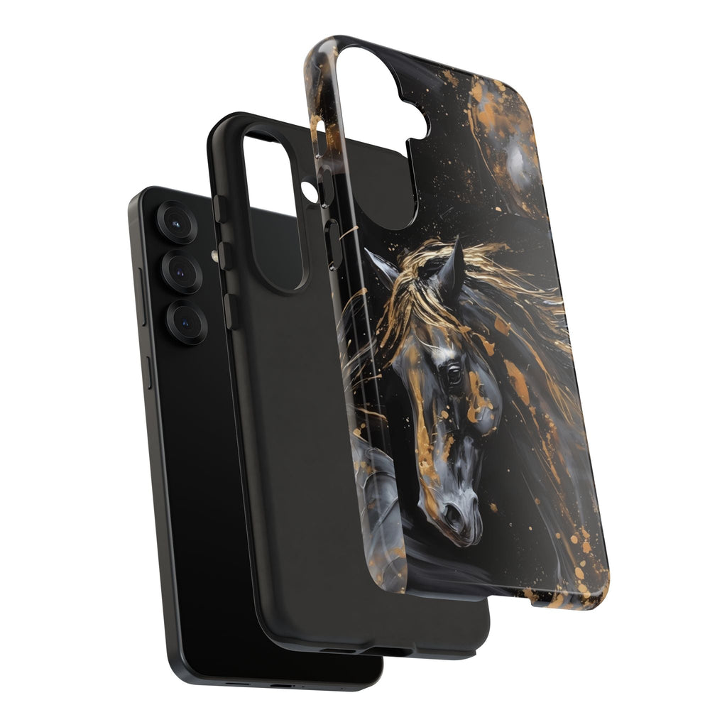 Golden Paint Horse Phone Case | Tough Case Printify