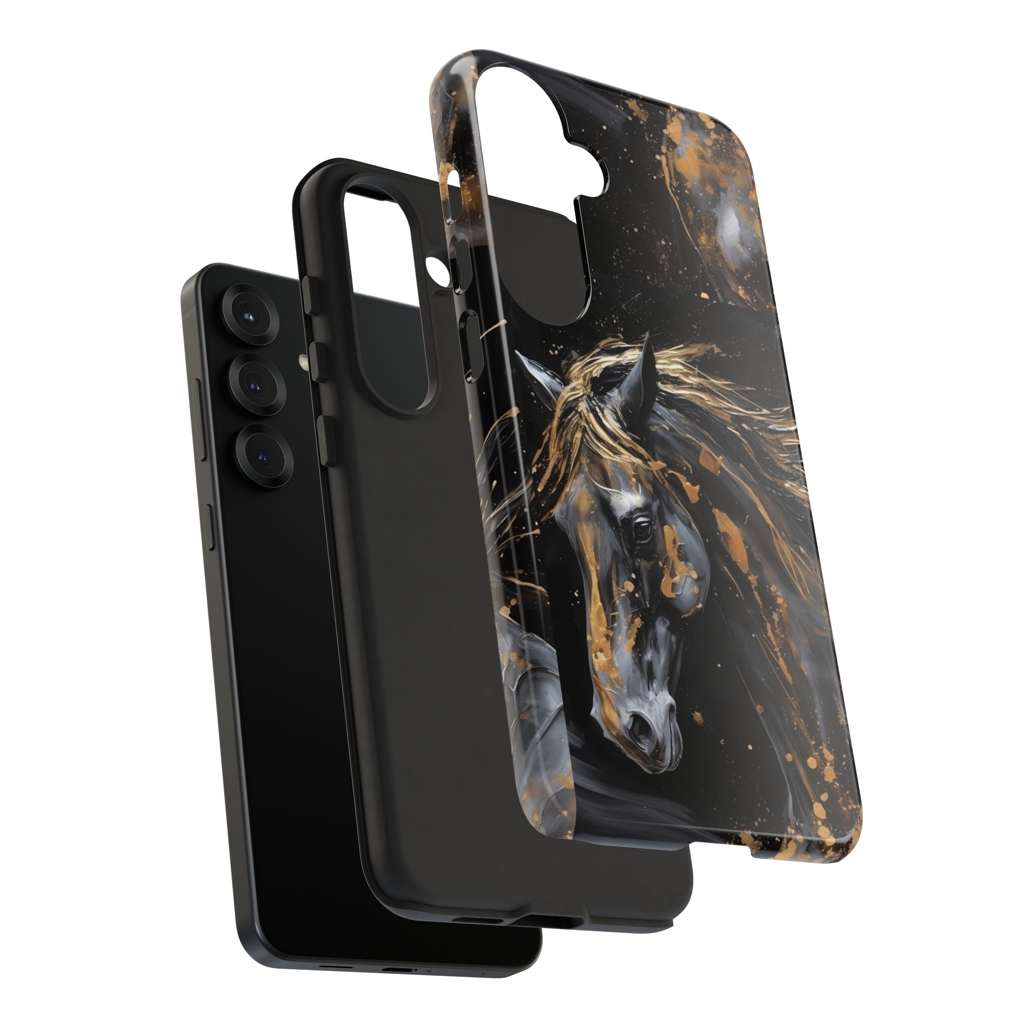 Golden Paint Horse Phone Case | Tough Case Printify