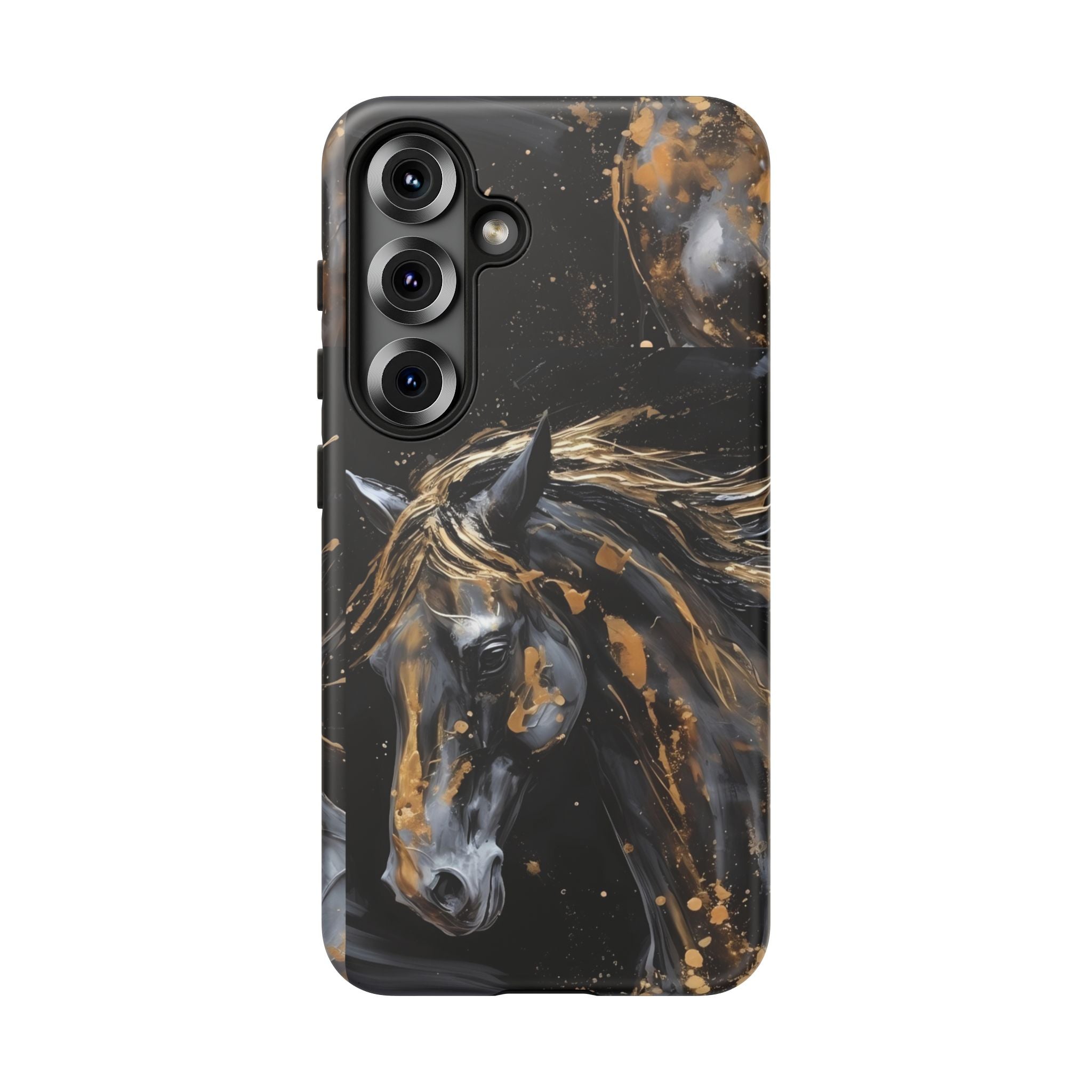Golden Paint Horse Phone Case | Tough Case Printify