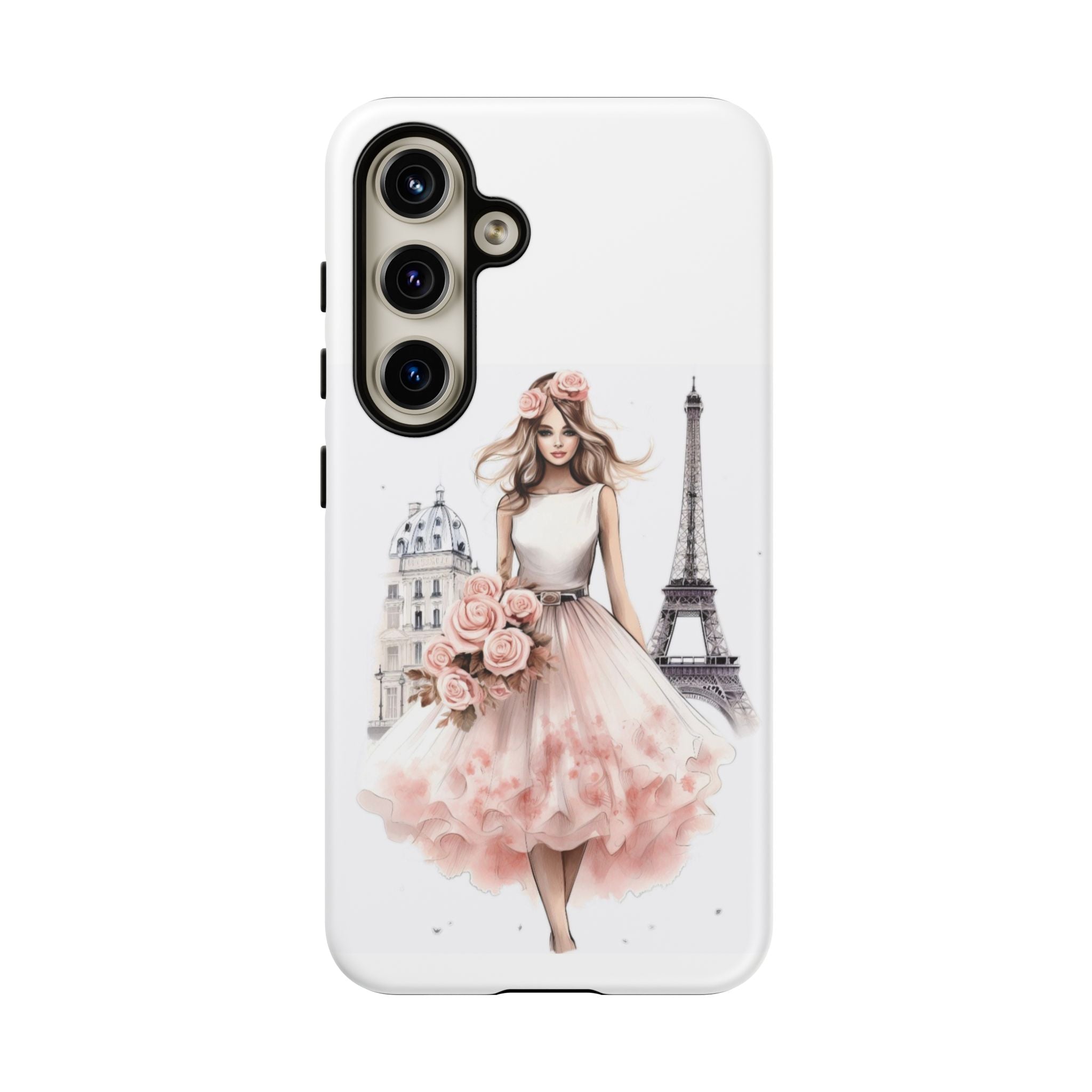 Parisian Ballerina Bouquet phone case | Tough Cases Printify