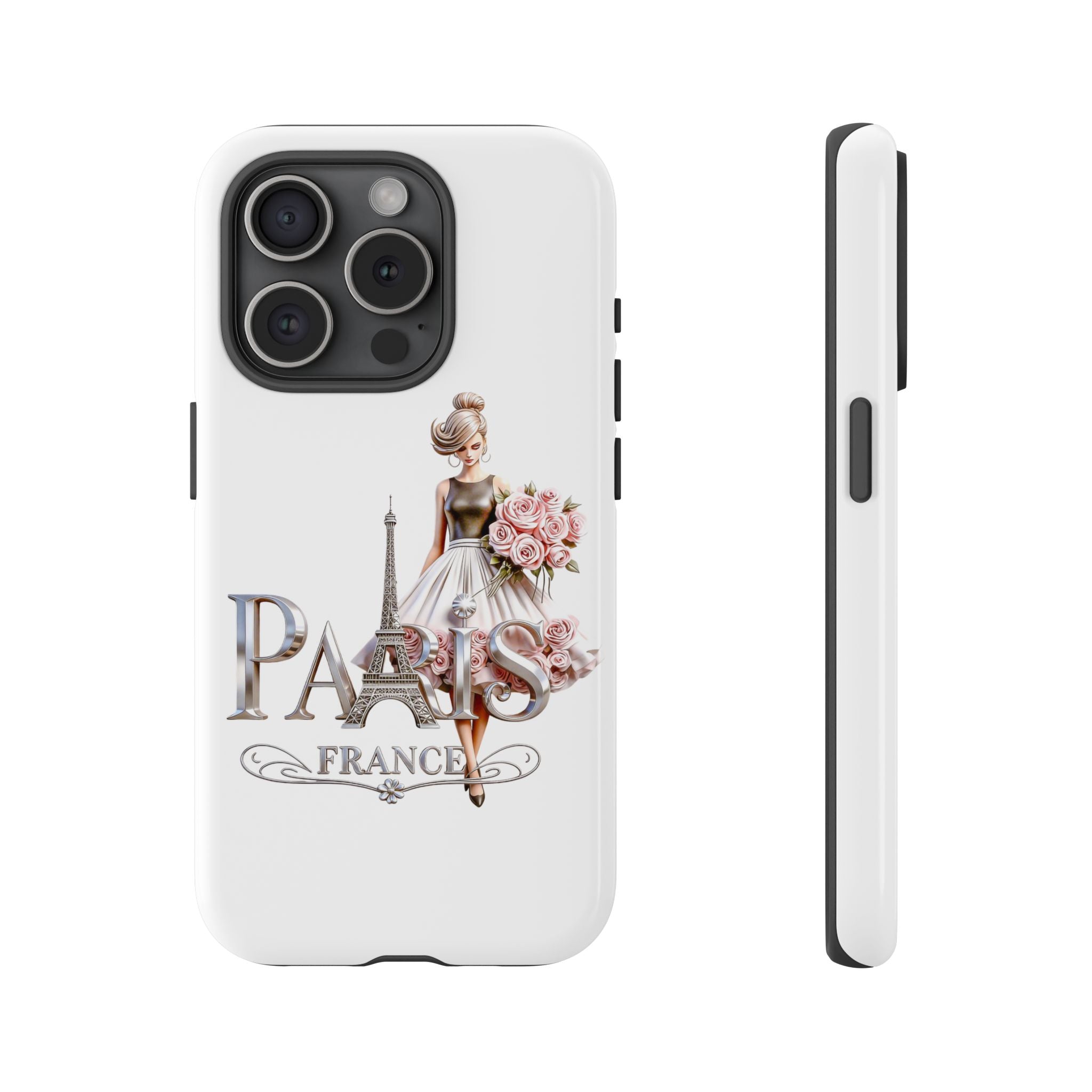 Phone Case | Eiffel Tower Floral Fashion Design Printify