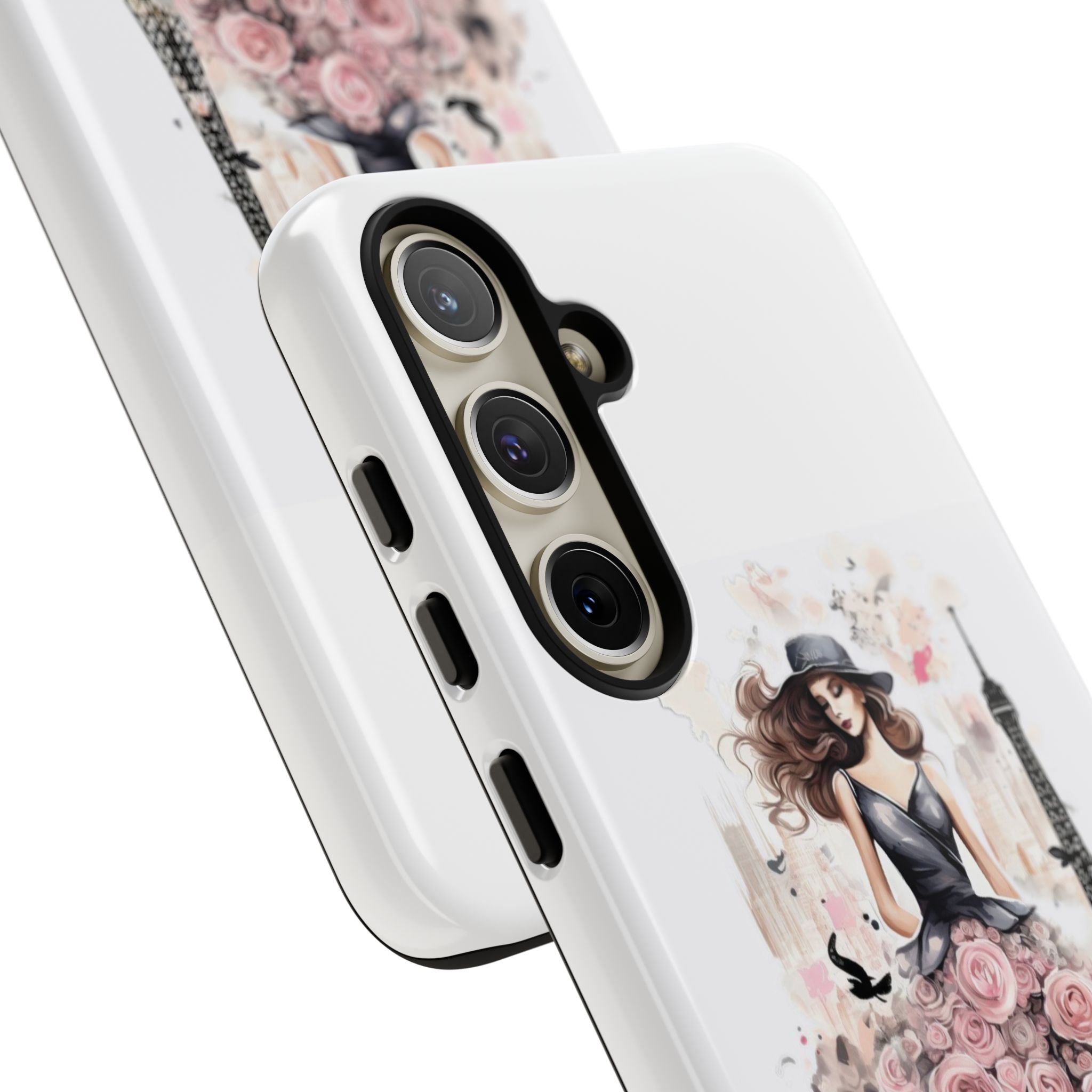 Parisian Rose Dress phone case | iPhone & Samsung slim protective case Printify