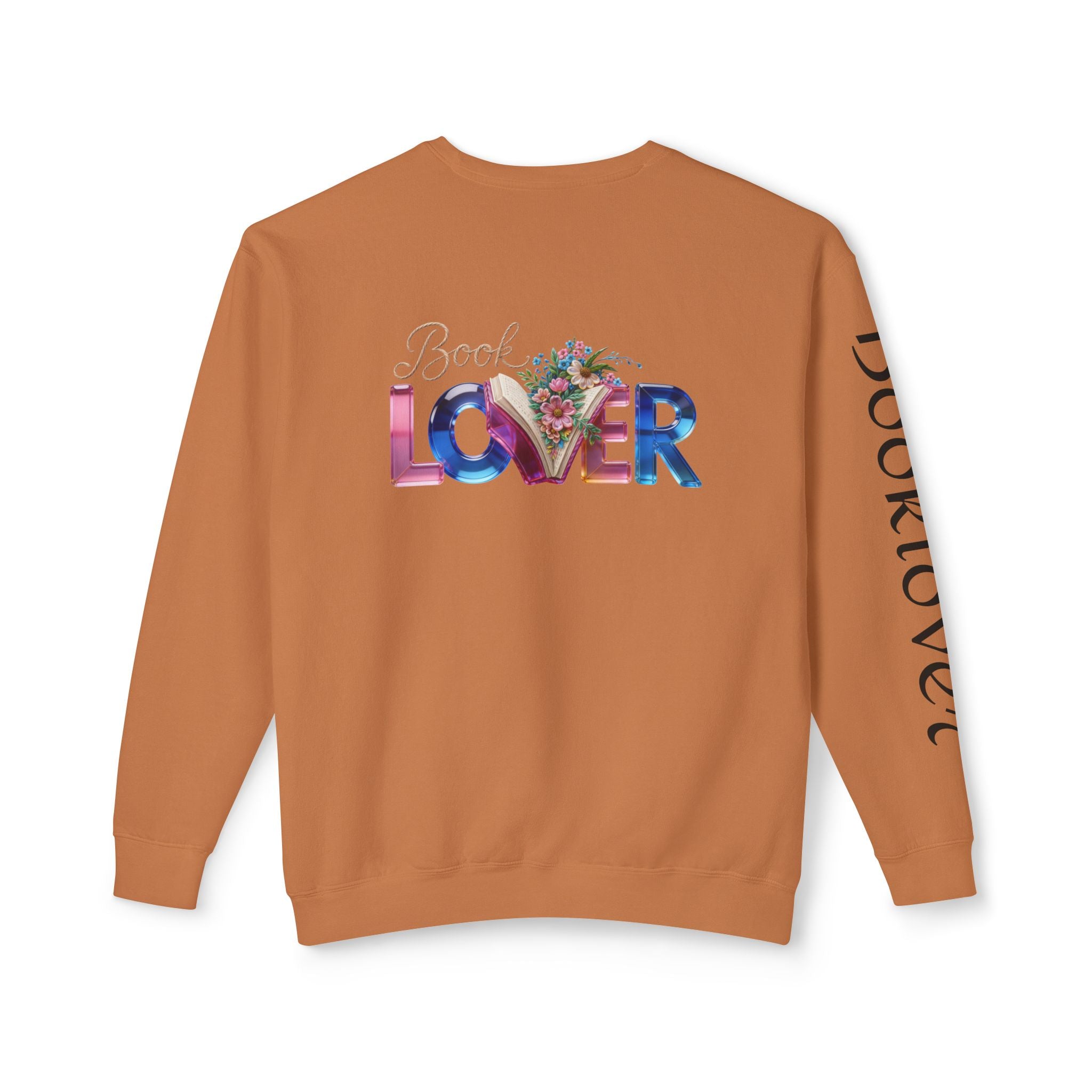 Book Lover Sweatshirt —  Typography Bookworm Pullover Printify