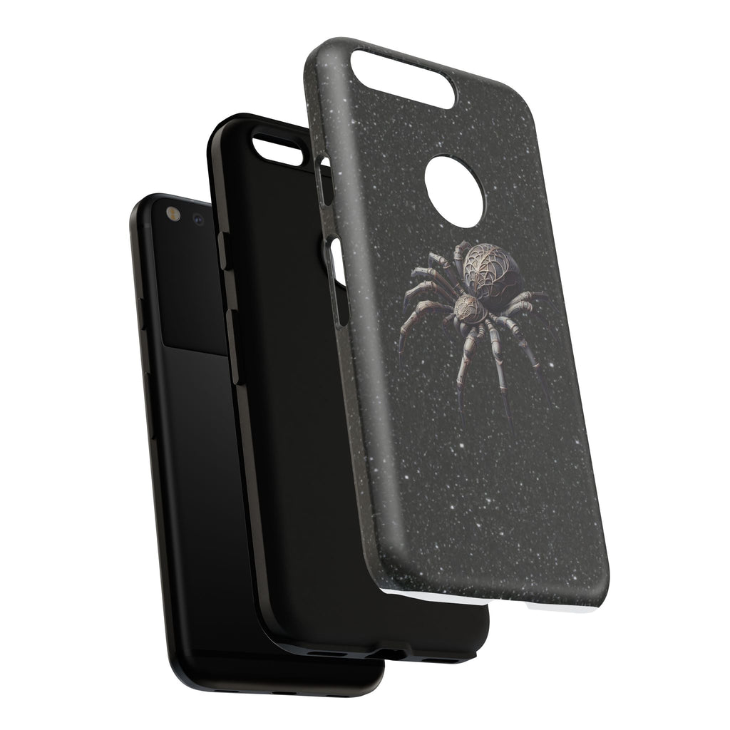 Spider Night Tough Phone Case — Dark Space Tarantula iPhone Cover Printify