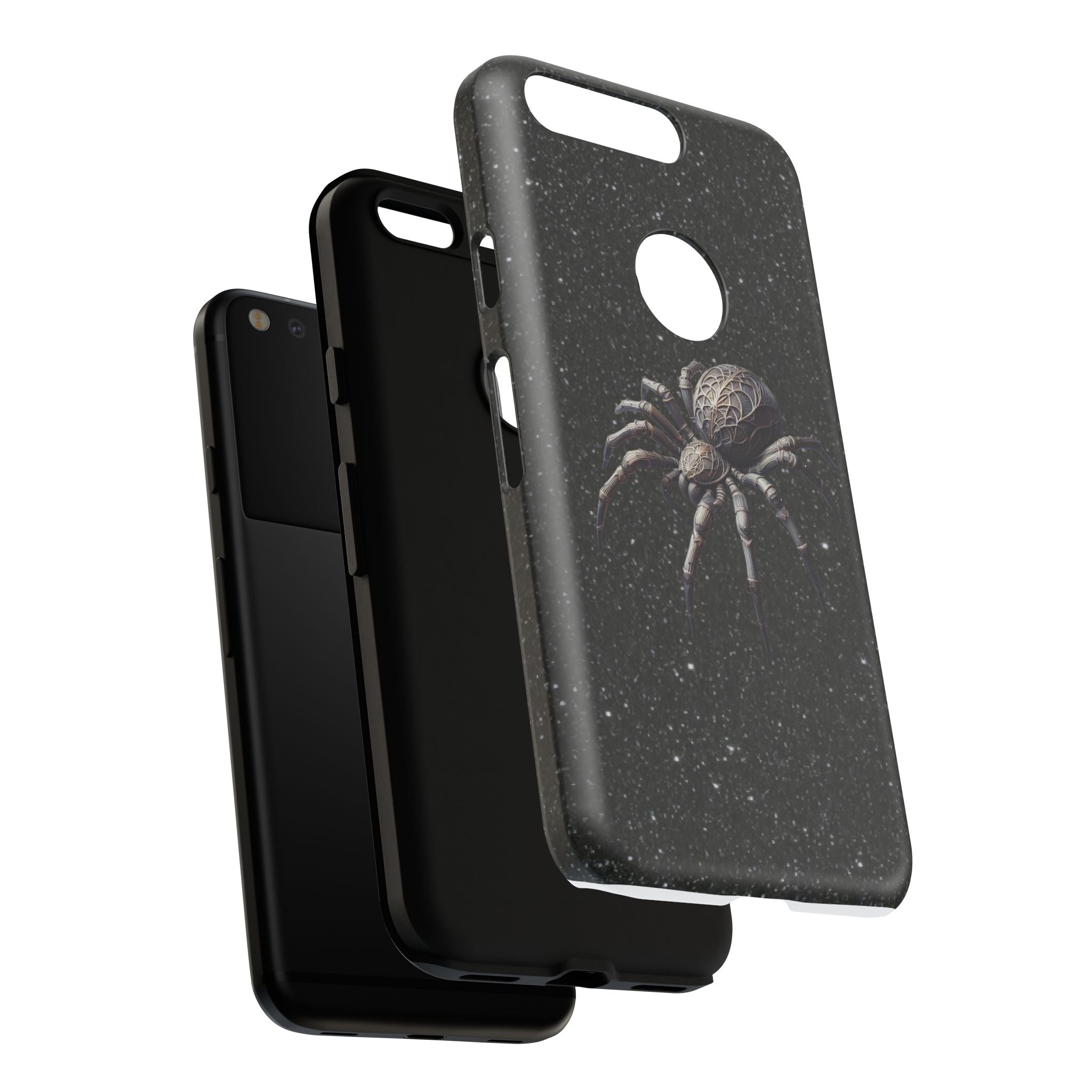 Spider Night Tough Phone Case — Dark Space Tarantula iPhone Cover Printify