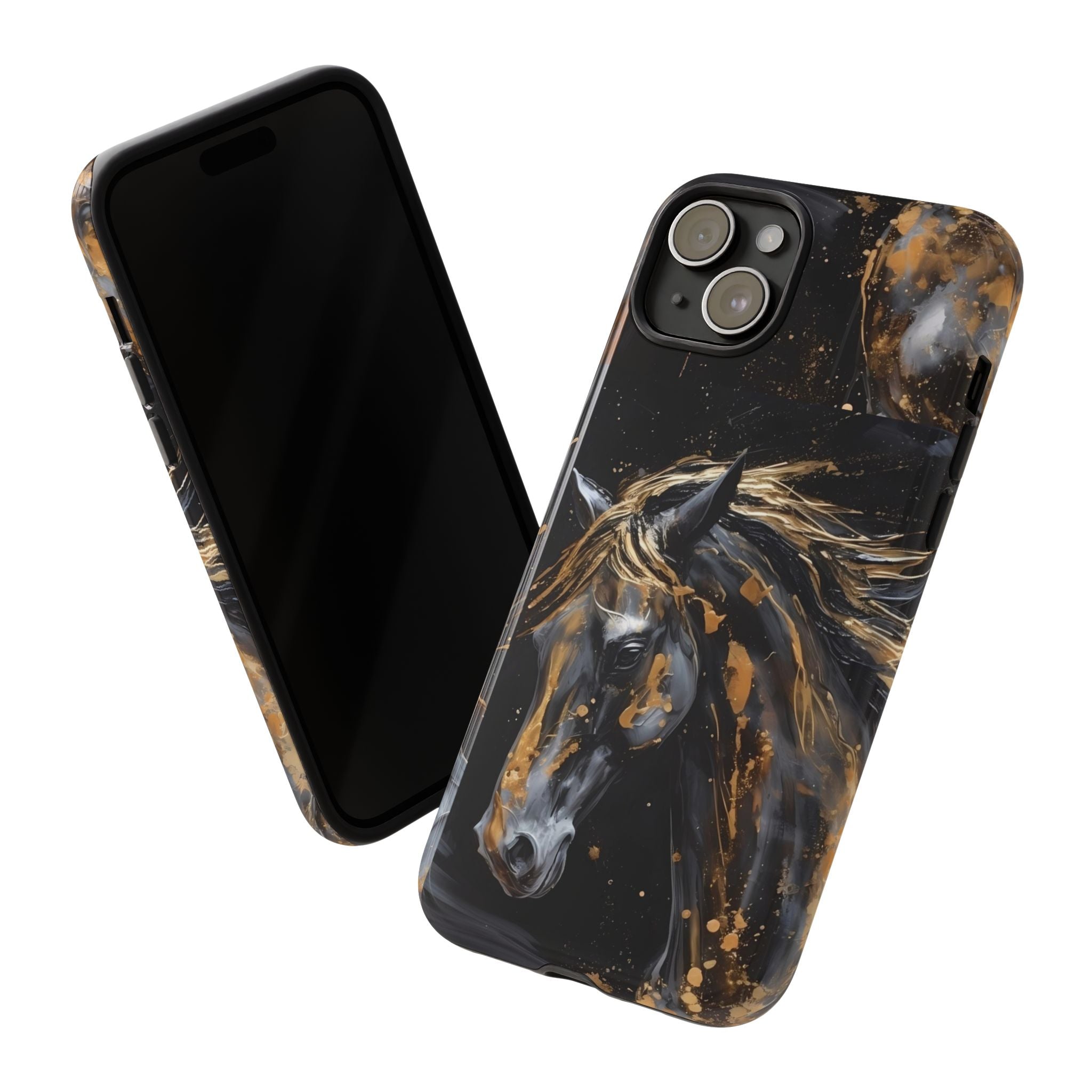 Golden Paint Horse Phone Case | Tough Case Printify