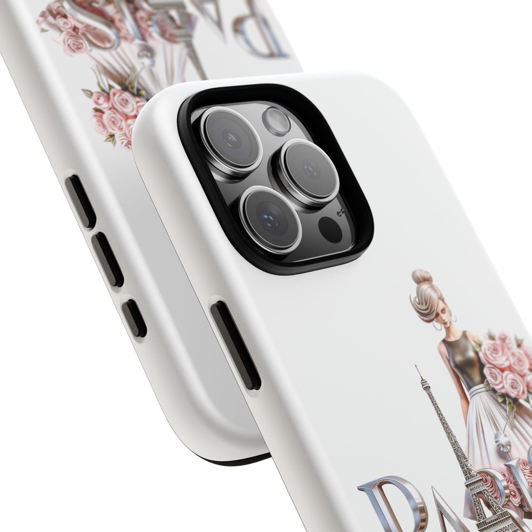 Phone Case | Eiffel Tower Floral Fashion Design Printify