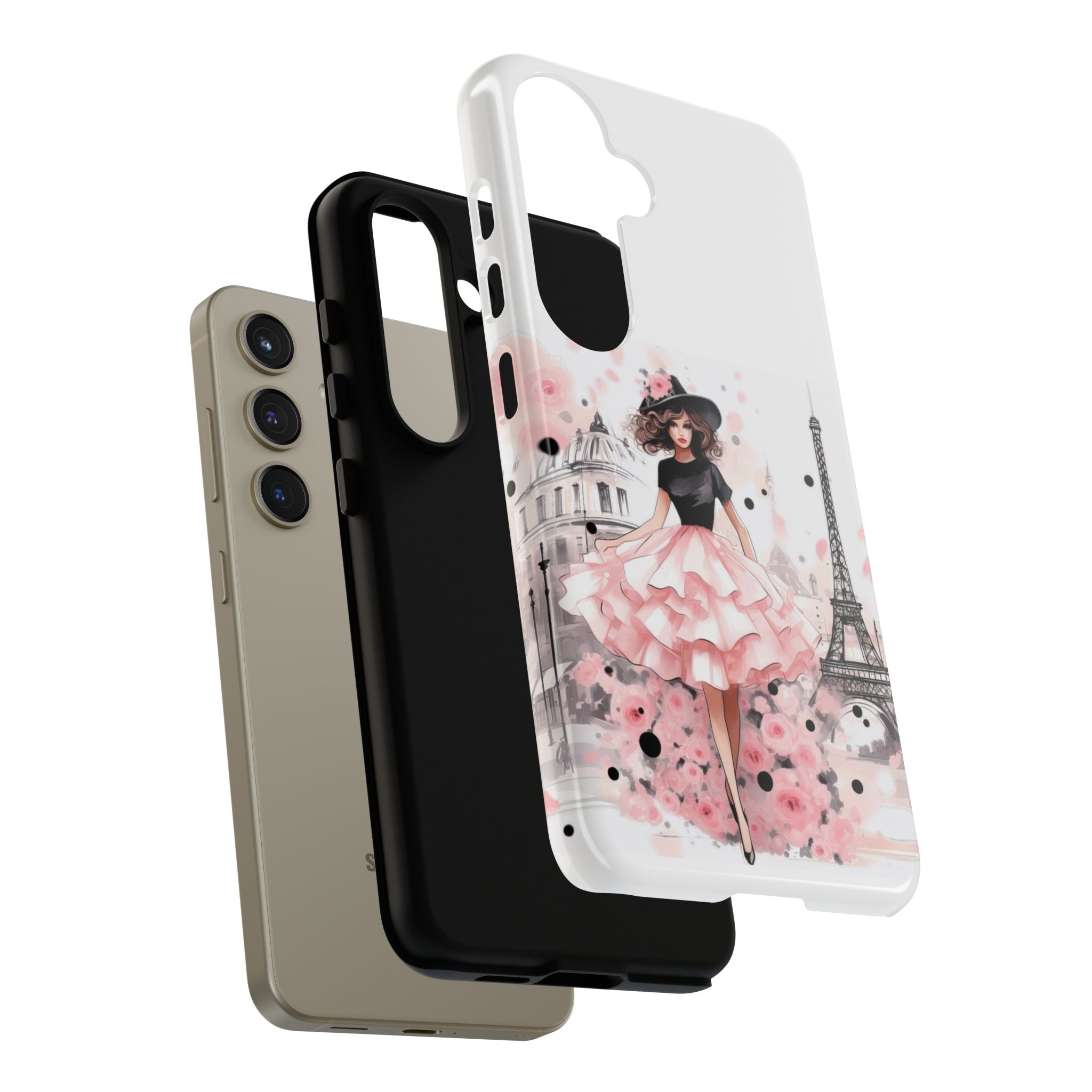 Paris Fashion Illustration Phone Case | Tough Case Printify