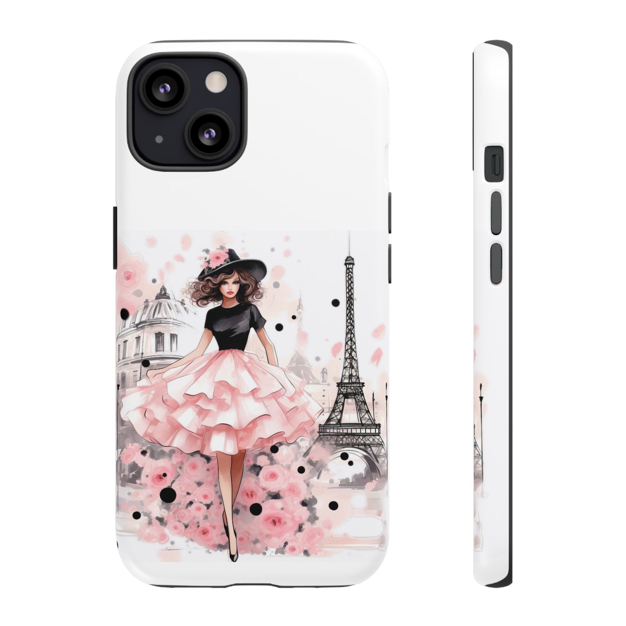 Paris Fashion Illustration Phone Case | Tough Case Printify