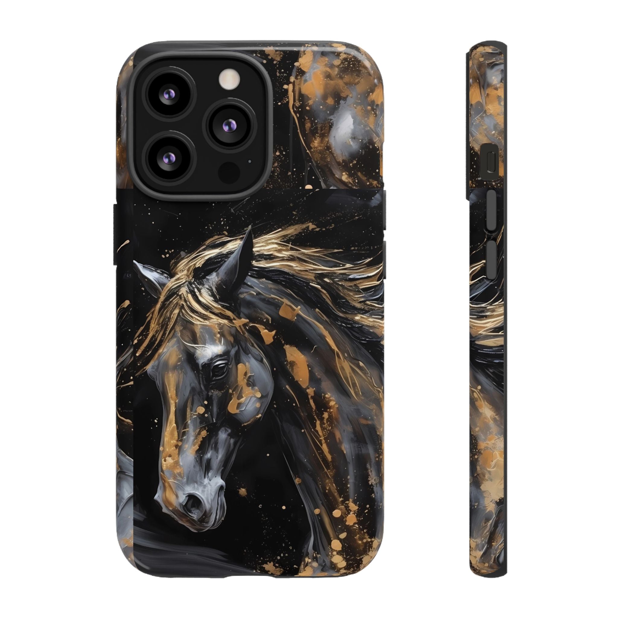 Golden Paint Horse Phone Case | Tough Case Printify